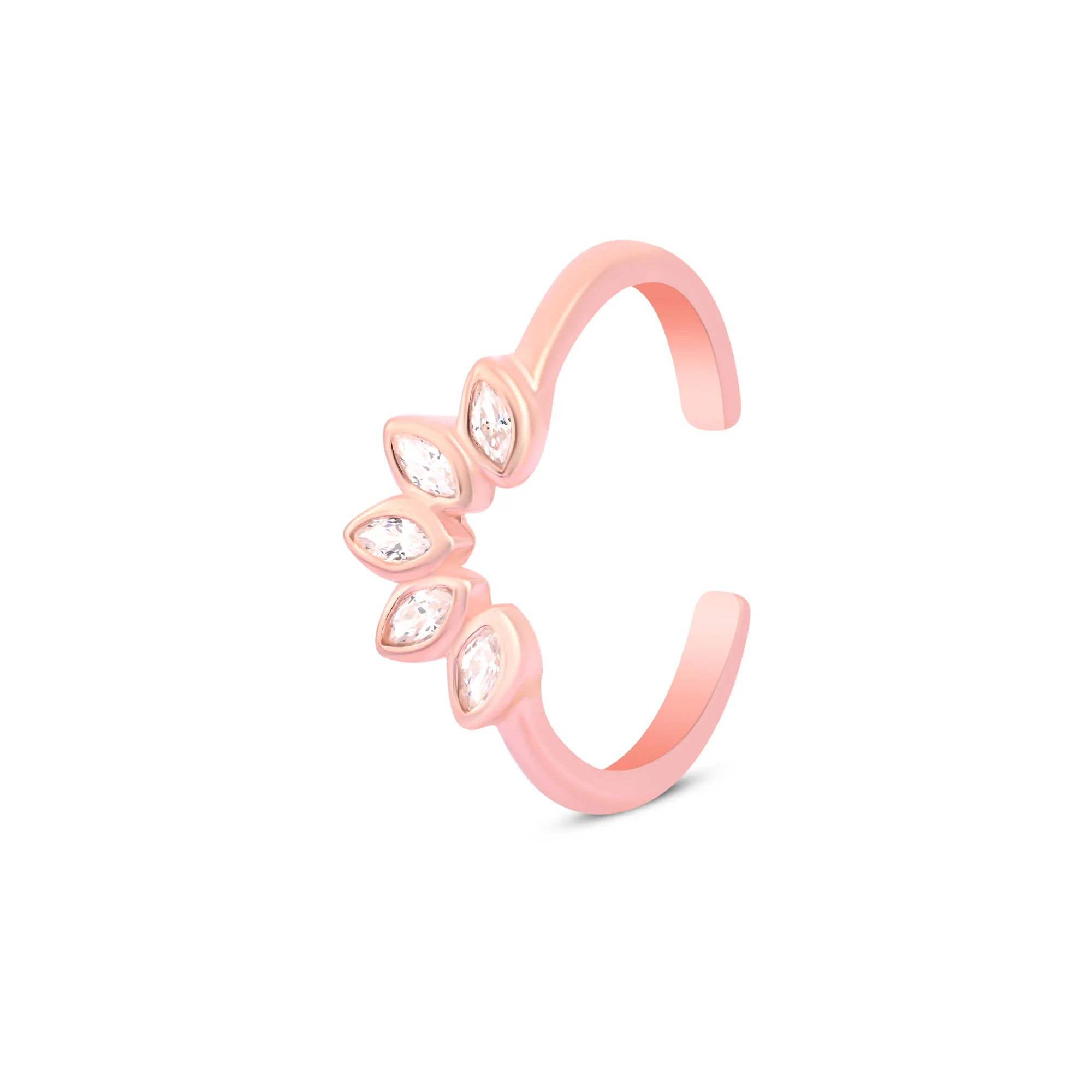 Petal Crest Toe Ring - Image 5