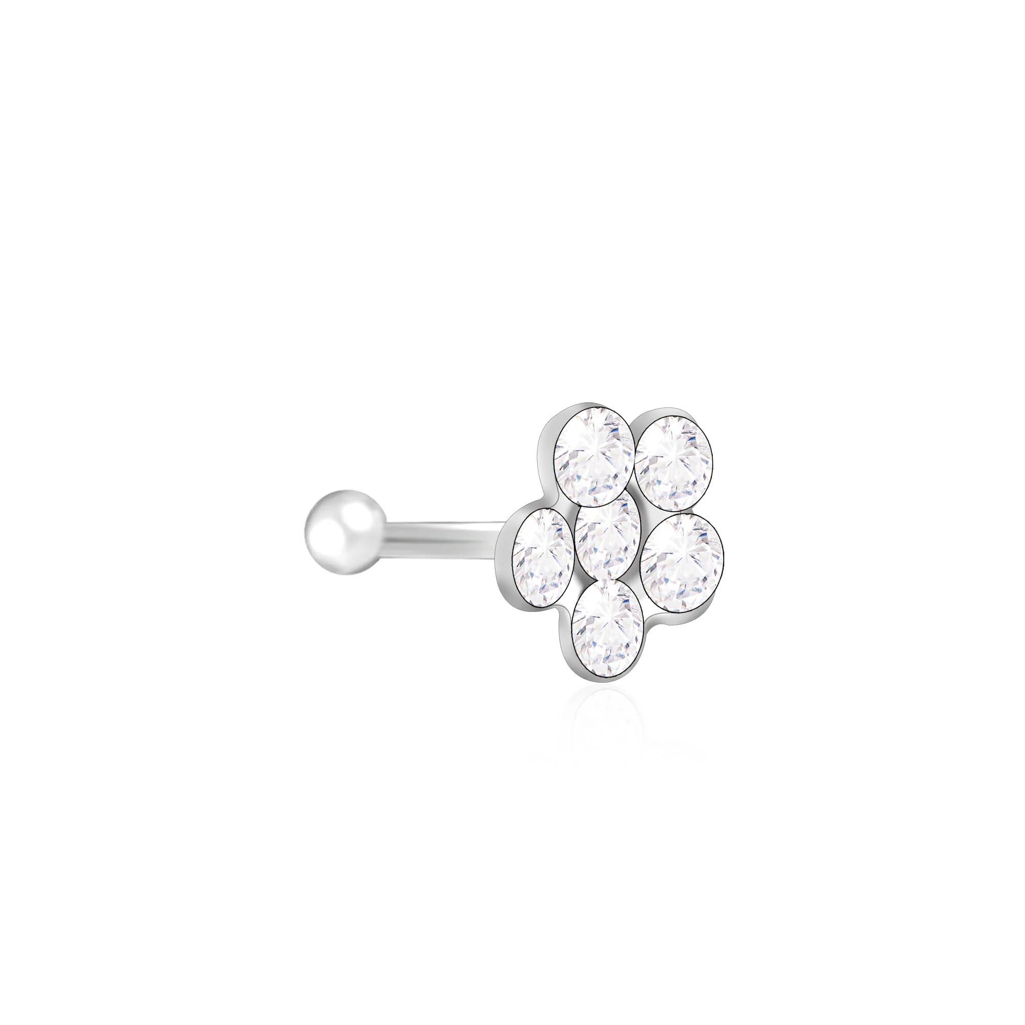 Petal Glow Nose Pin - Image 2