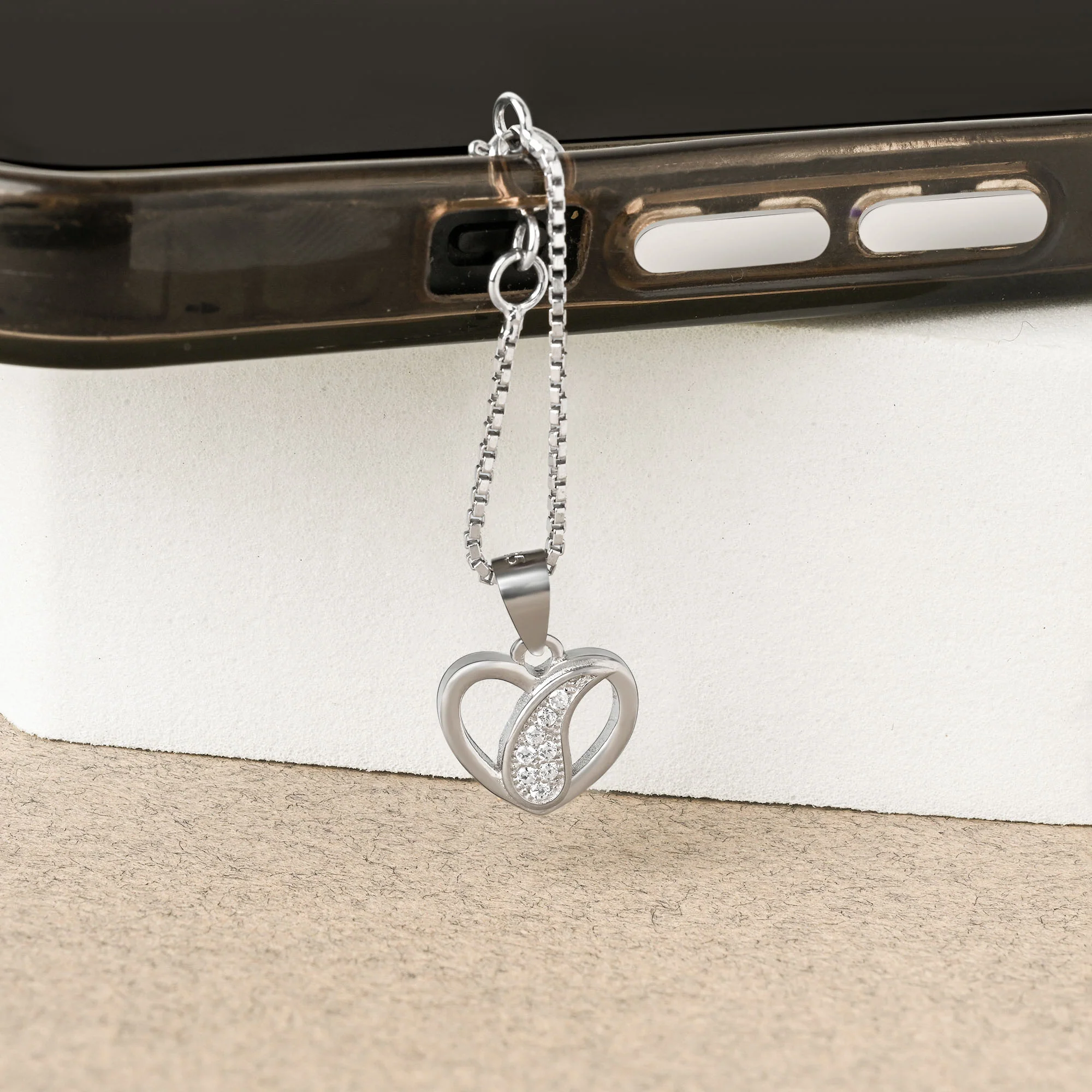 Petal Heart Charm - Image 3
