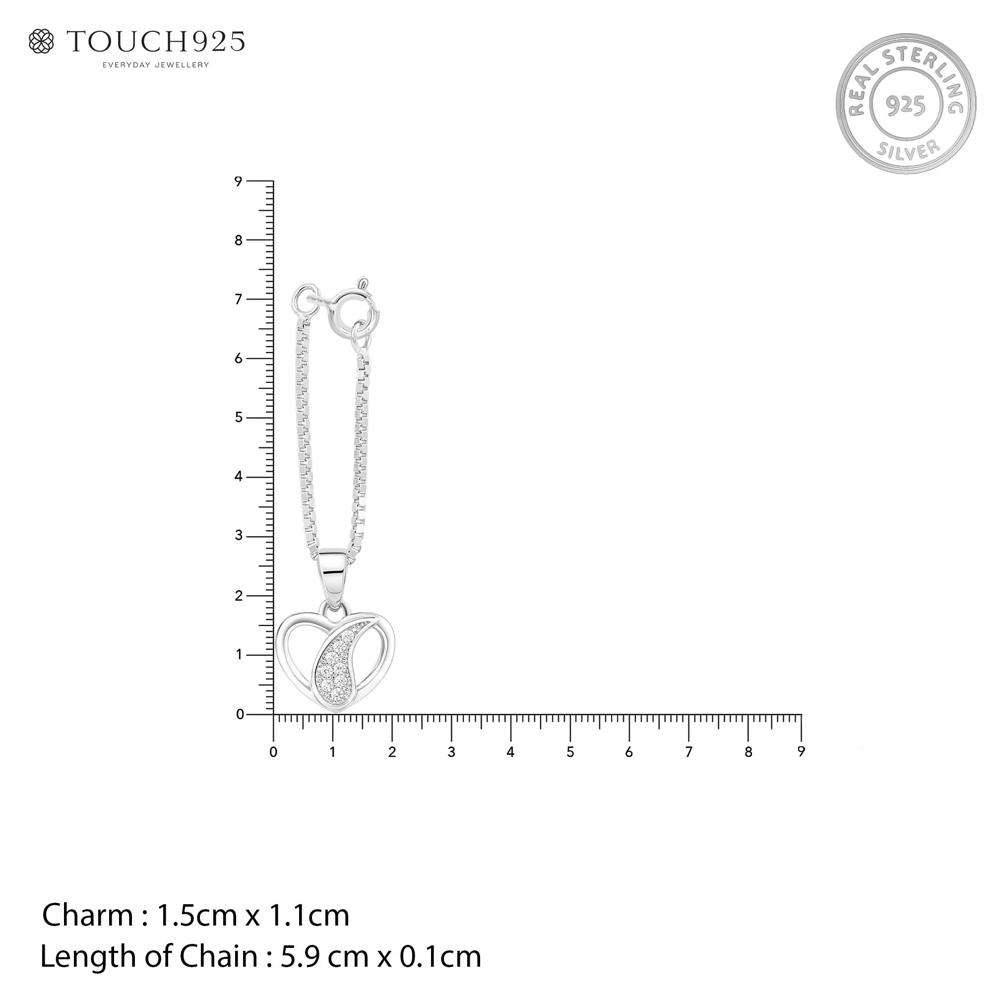 Petal Heart Charm - Image 5