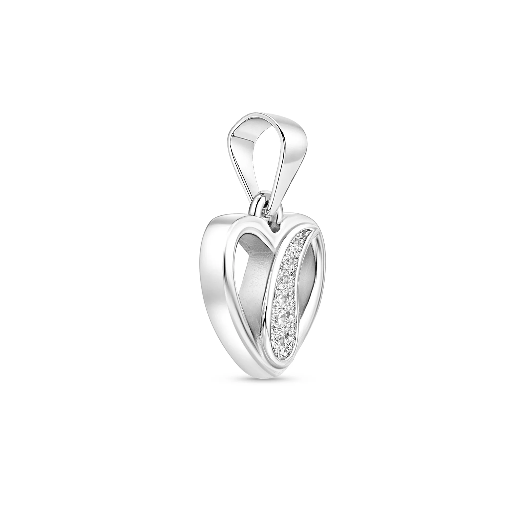 Petal Heart Silver Pendant - Image 4