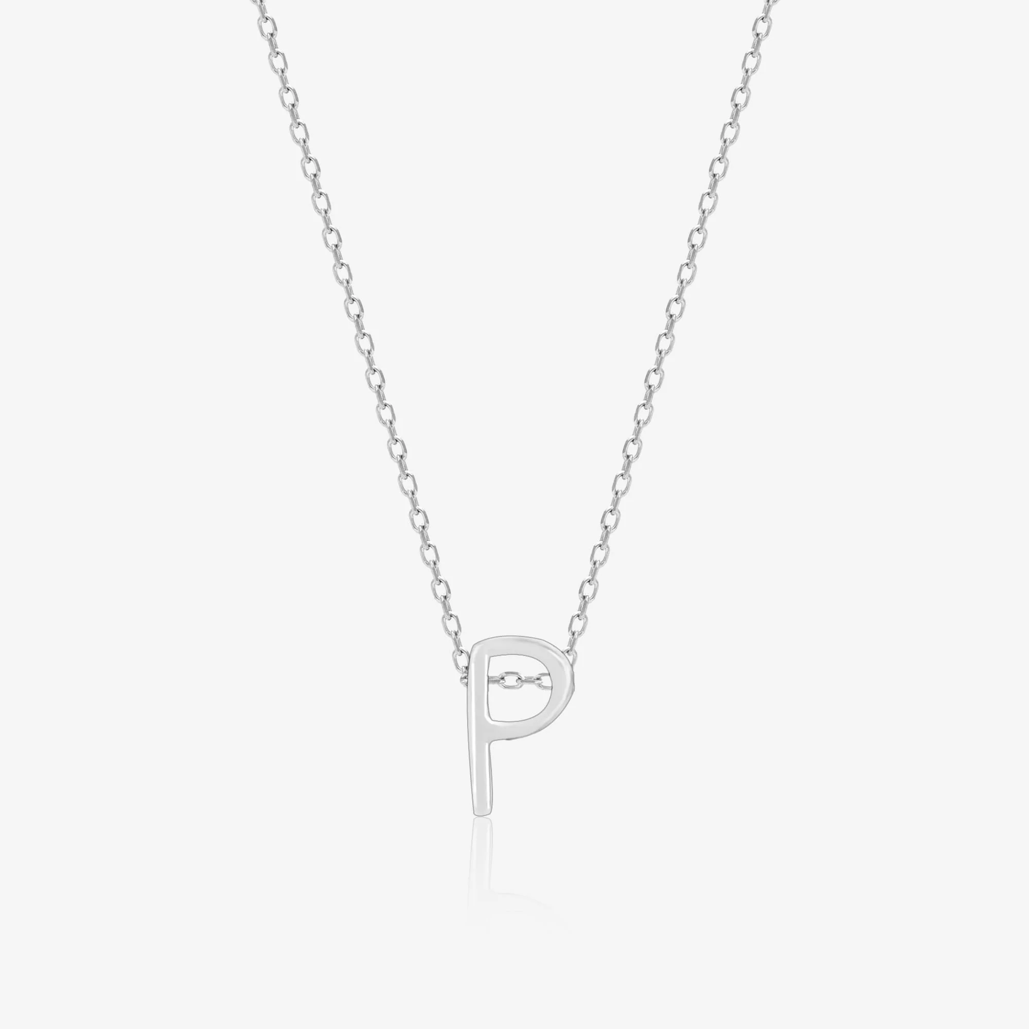 Posh P Initial Necklace - Image 4
