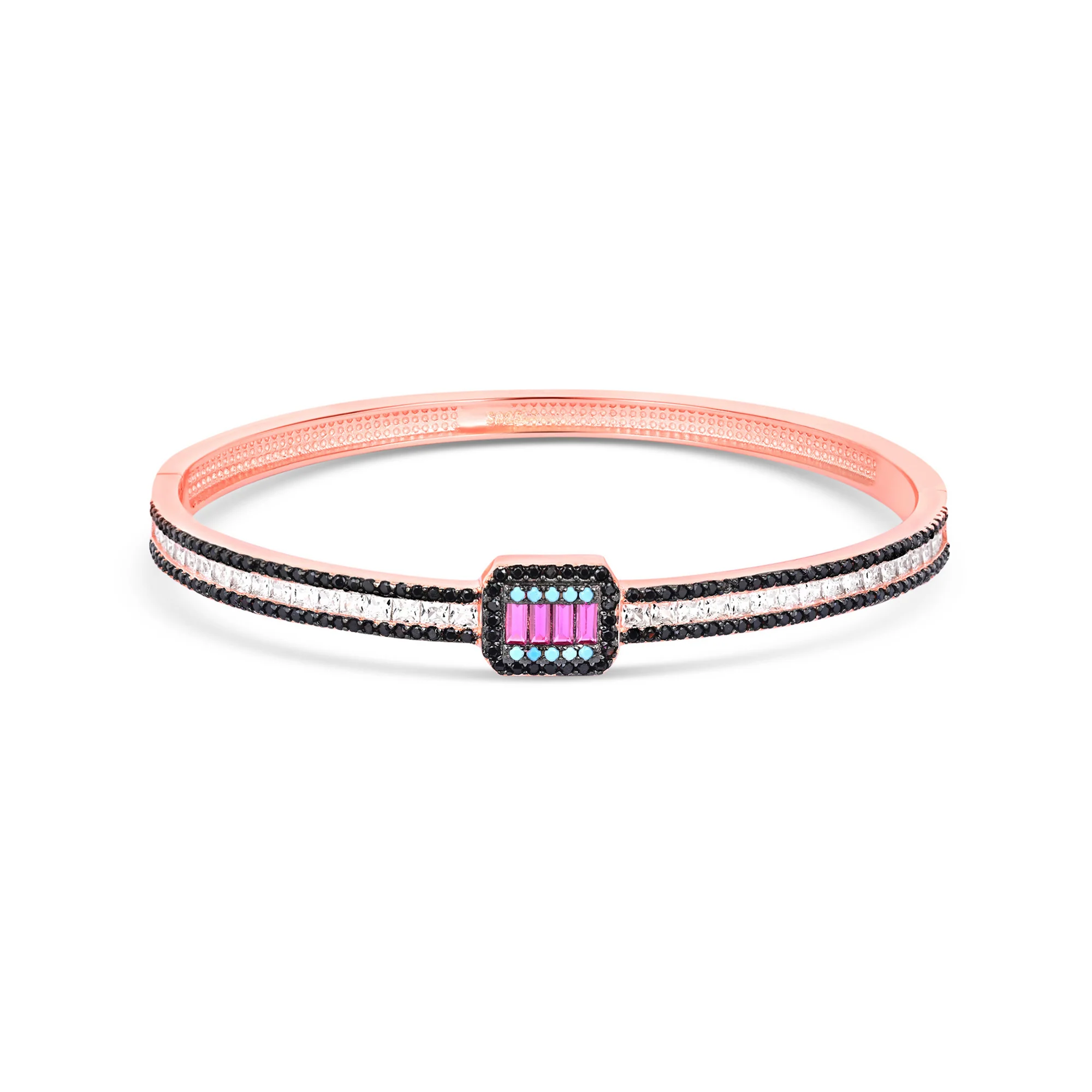 Prism Charm Silver Kada - Image 2