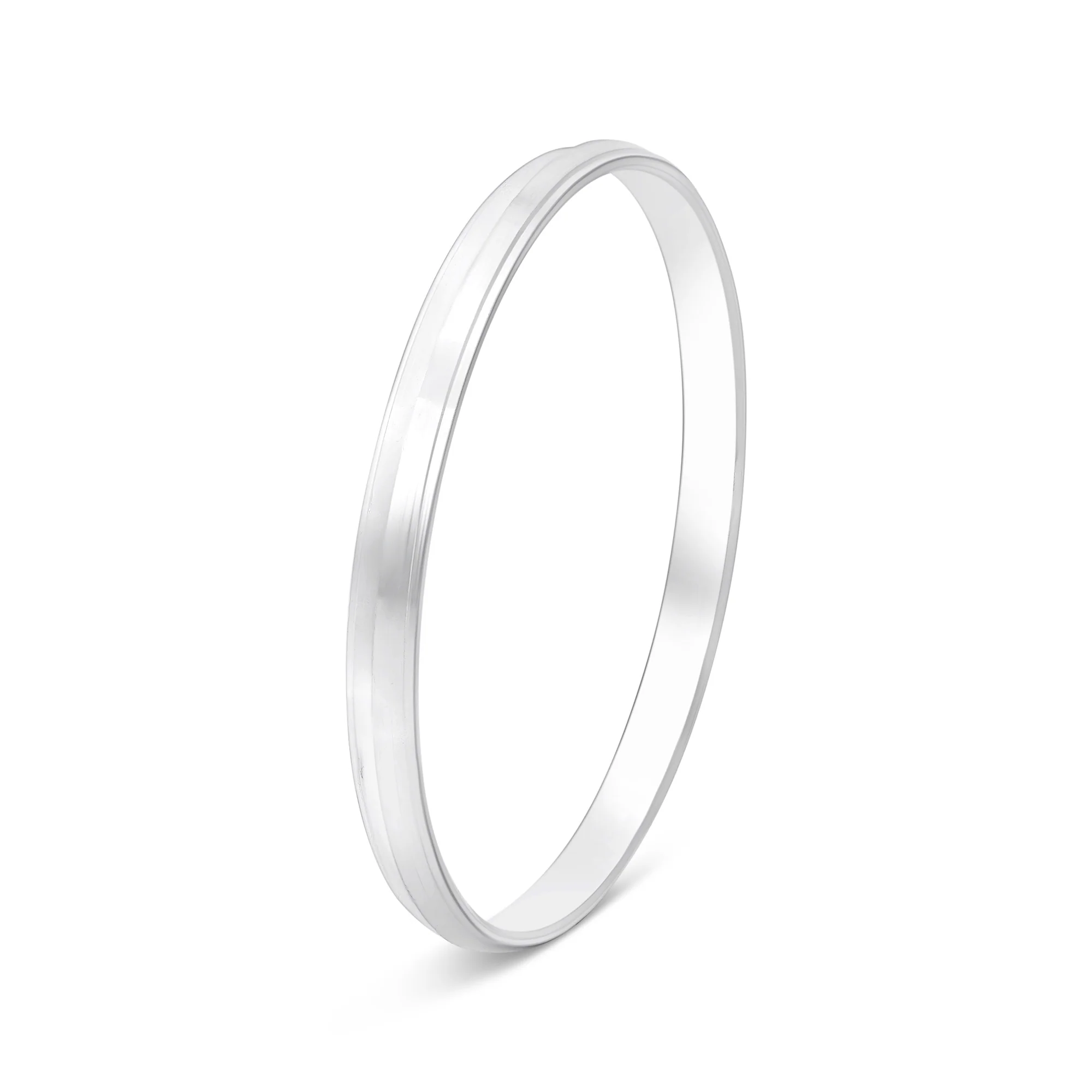 Prism Cut Silver Kada - Image 4
