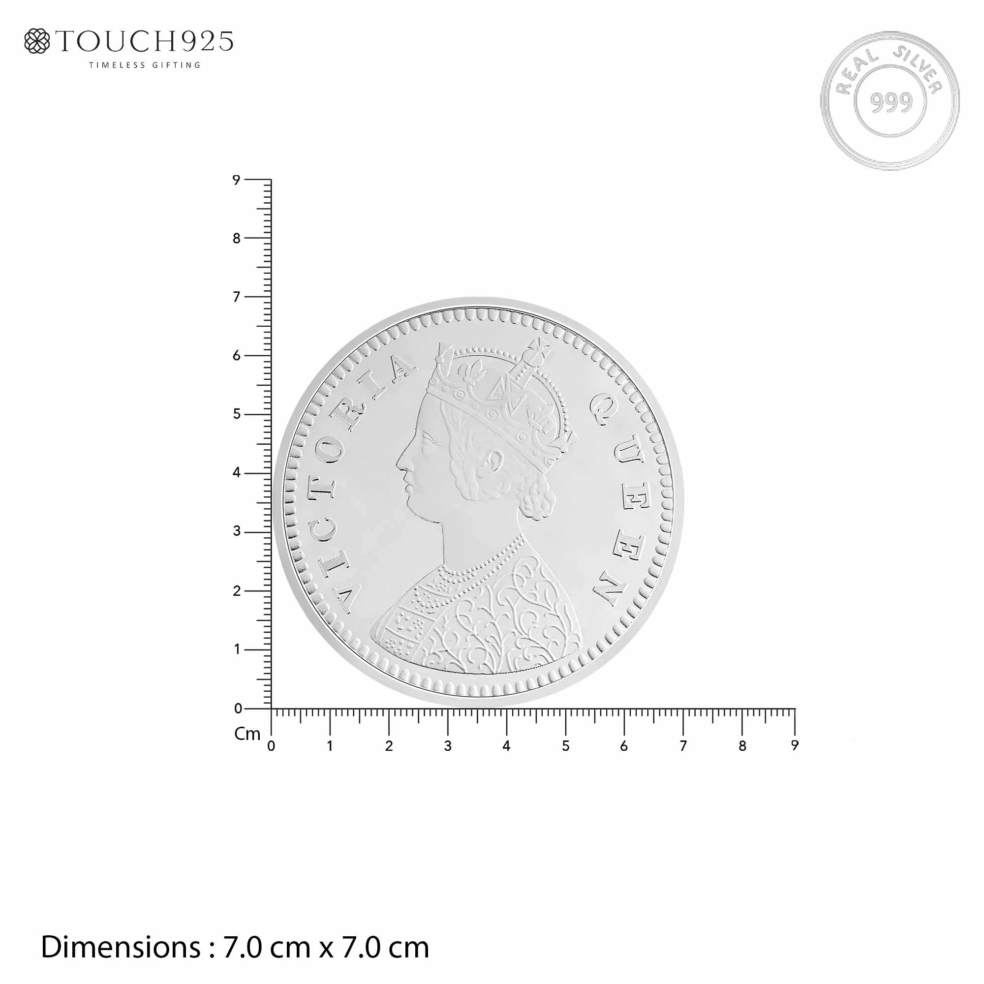 100g Queen Victoria Pure 999 Silver Coin - Image 6