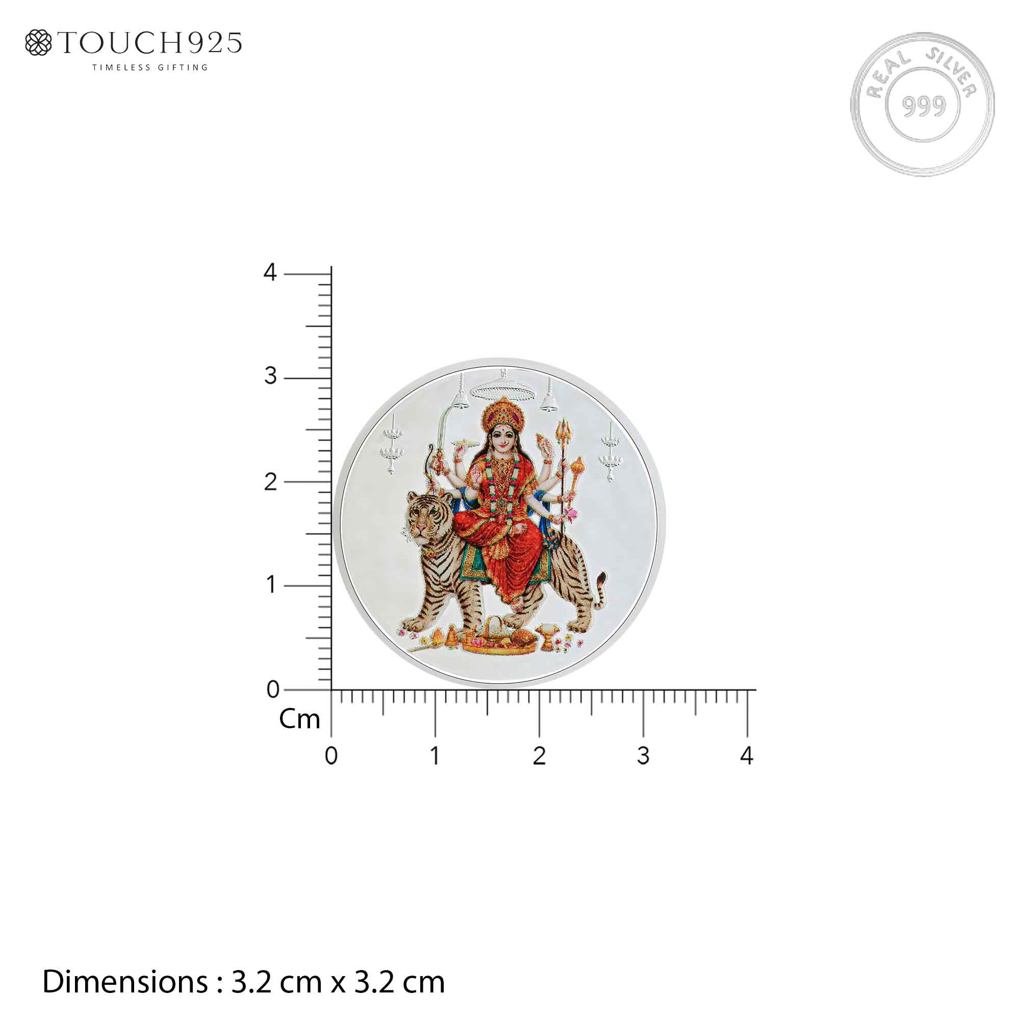 10g Durga Maa Pure 999 Silver Coin - Image 6