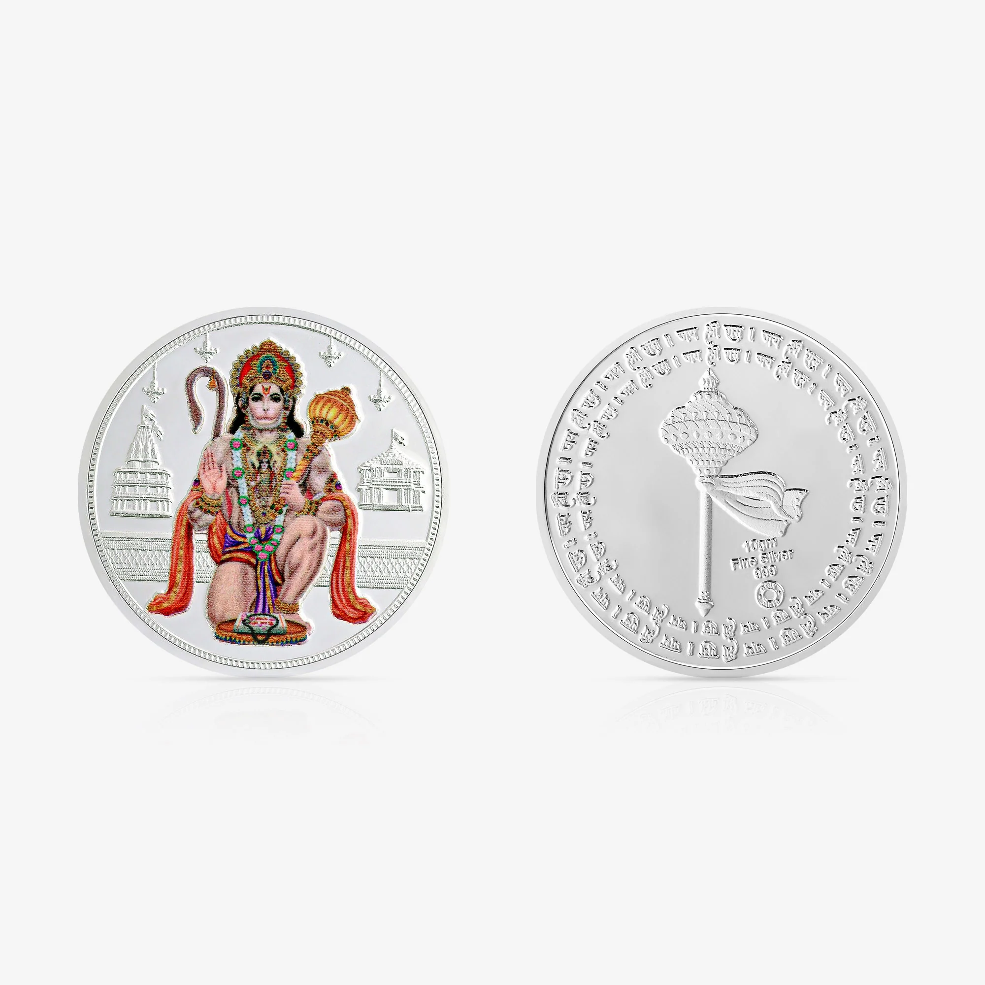 10g Hanuman Ji Pure 999 Silver Coin - Image 5