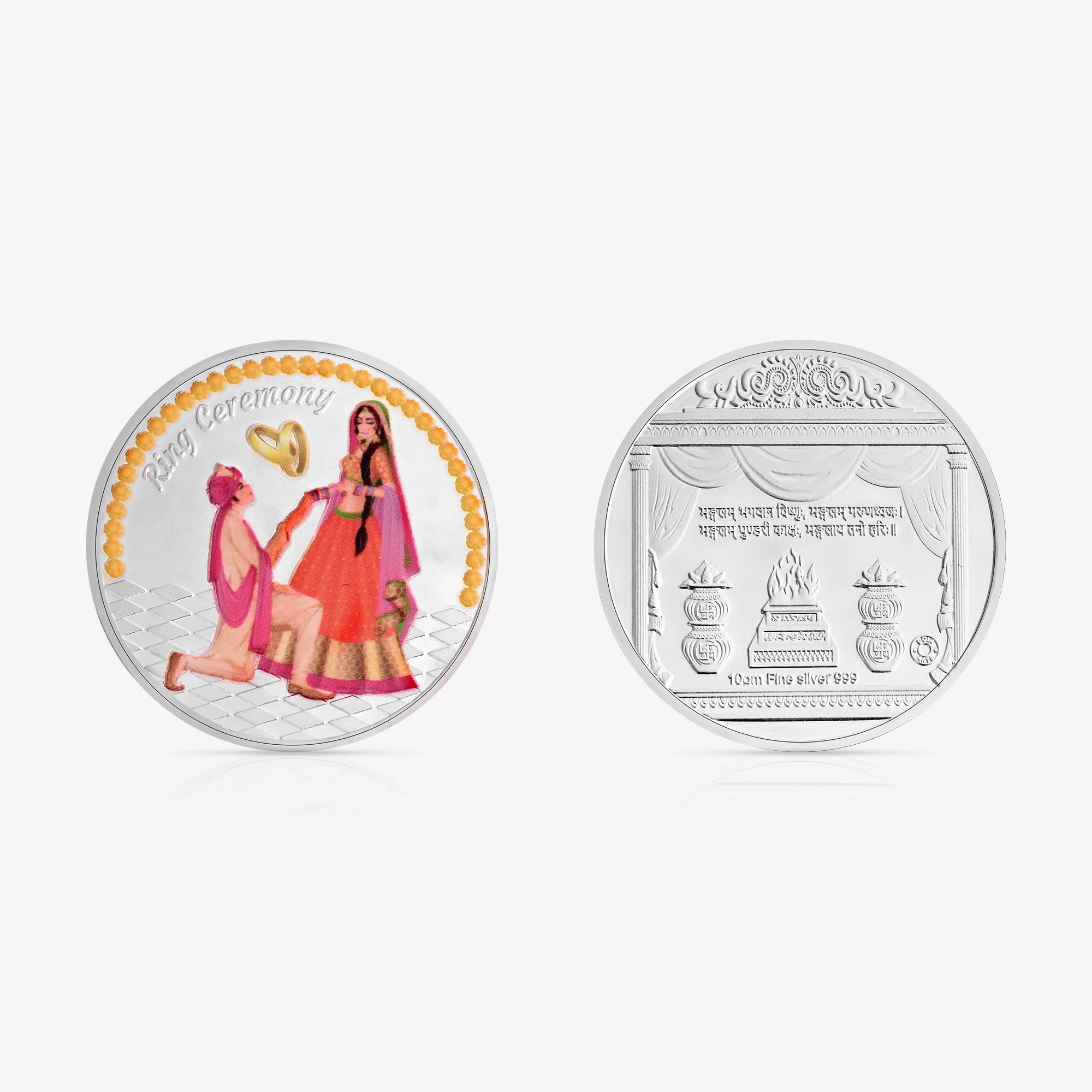 10g Ring Ceremony Pure 999 Silver Coin - Image 3