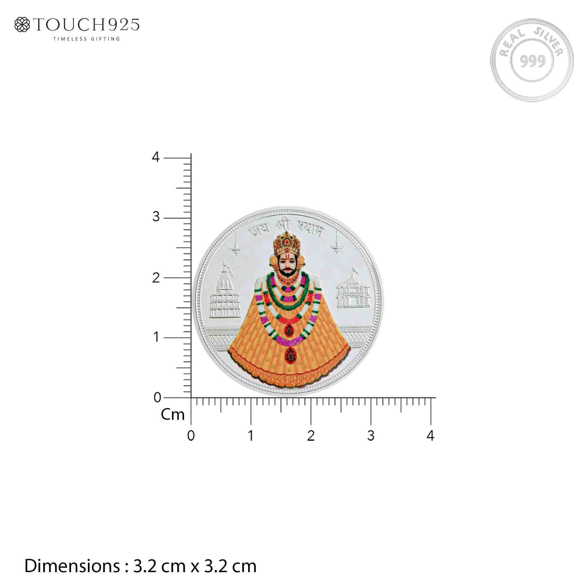 10g Shyam Baba Pure 999 Silver Coin - Image 6