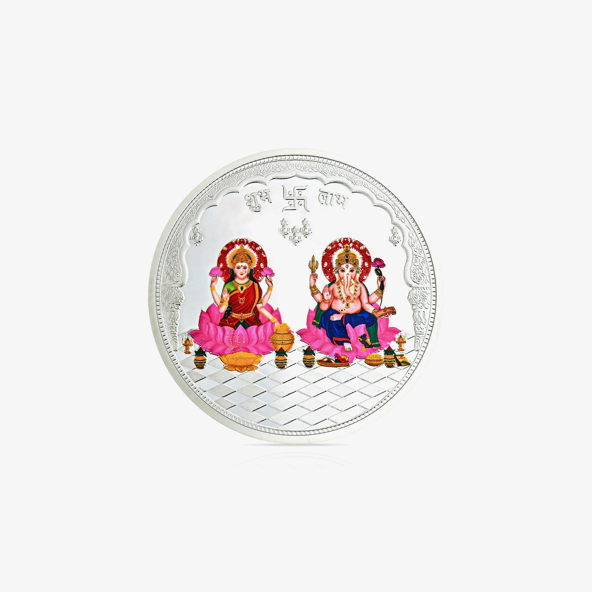 20g Lakshmi Ganesh Pure 999 Silver Coin