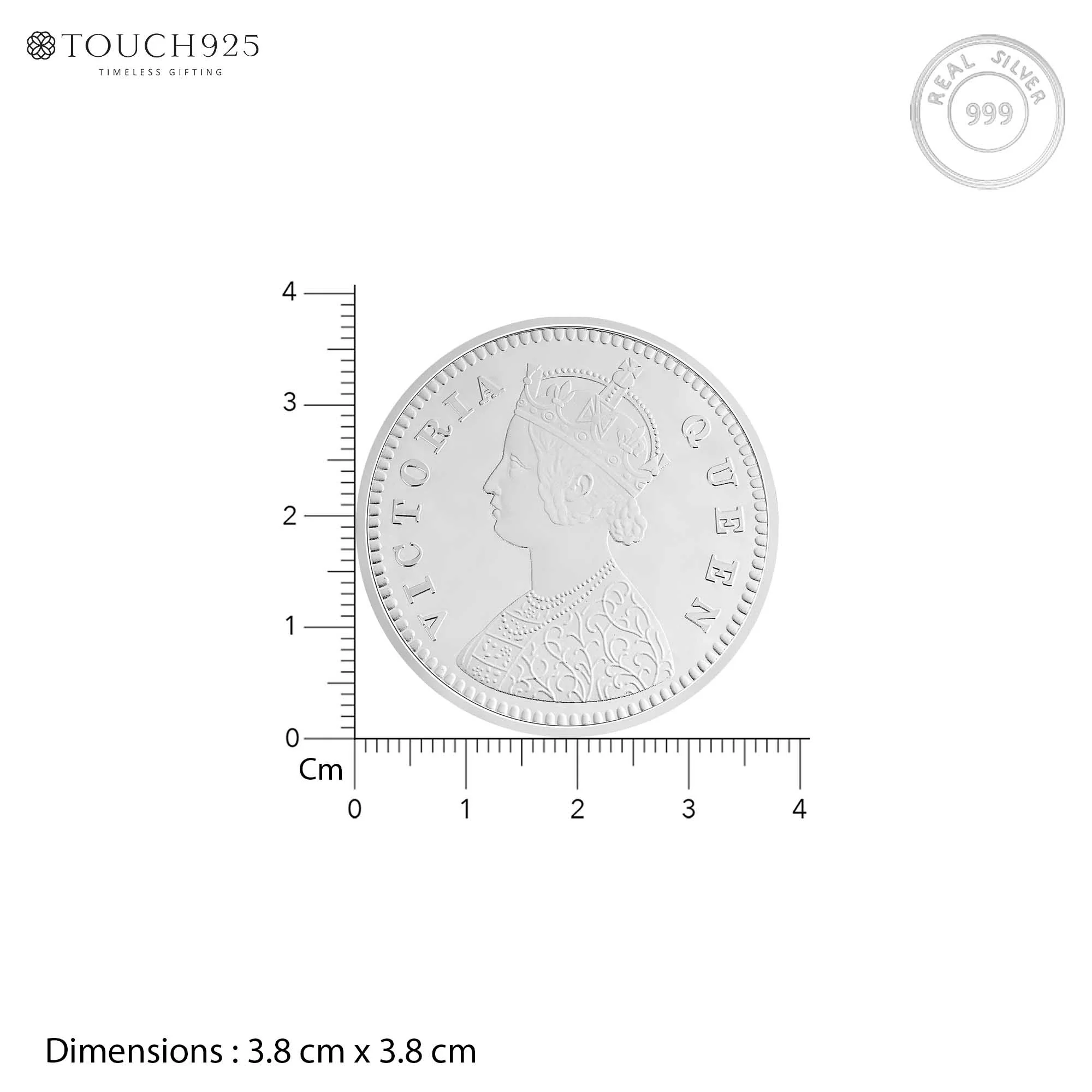 20g Queen Victoria Pure 999 Silver Coin - Image 6