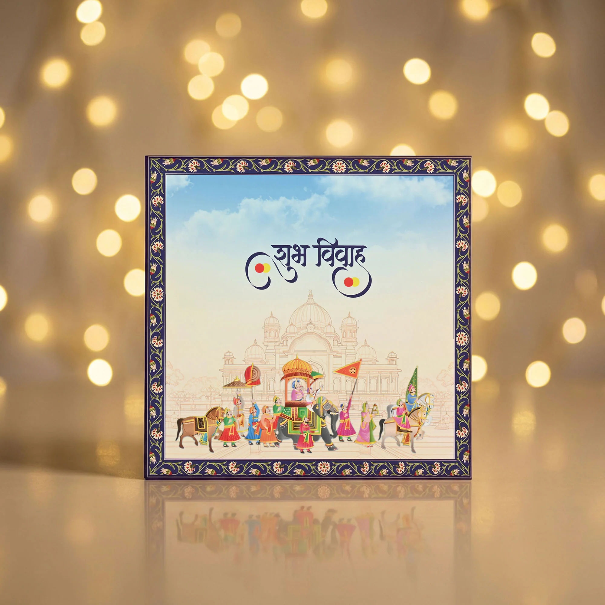 Pure 999 Silver Shubh Vivah Coin Box (9 Coins)