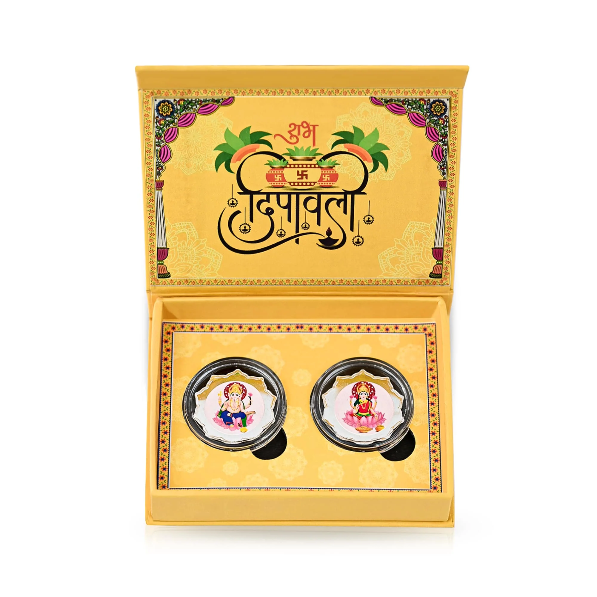 Pure 999 Silver Laxmi Ganesh Coin Set - Image 4