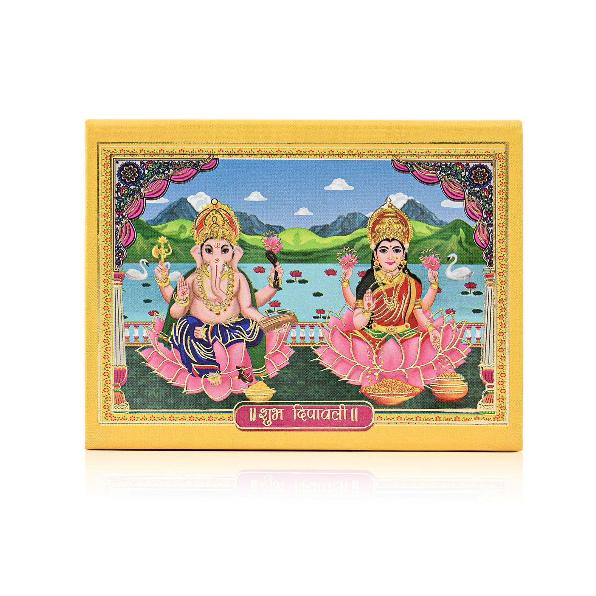 Pure 999 Silver Laxmi Ganesh Coin Set - Image 5