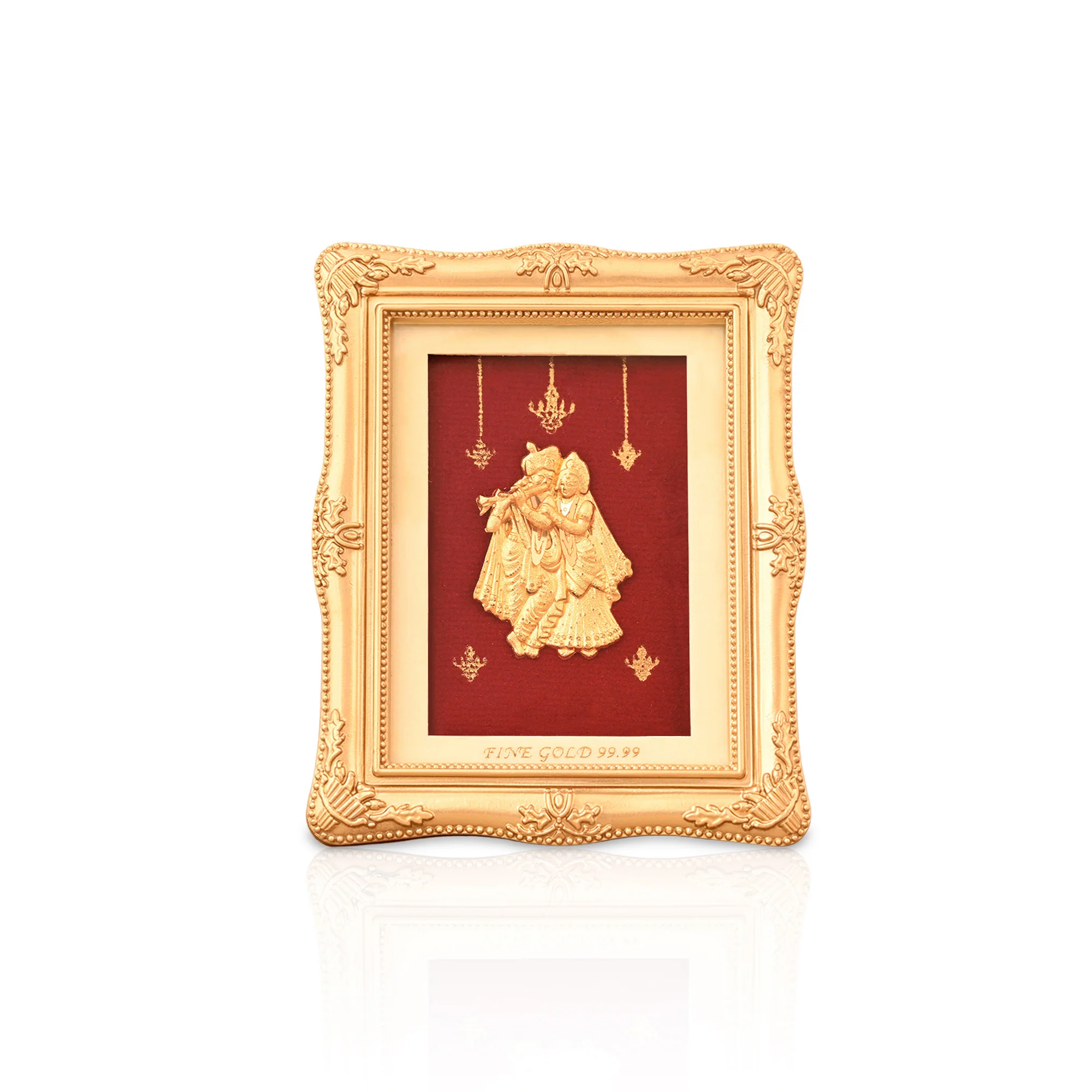 Radha Krishna 24K Gold Foil Frame - Image 4