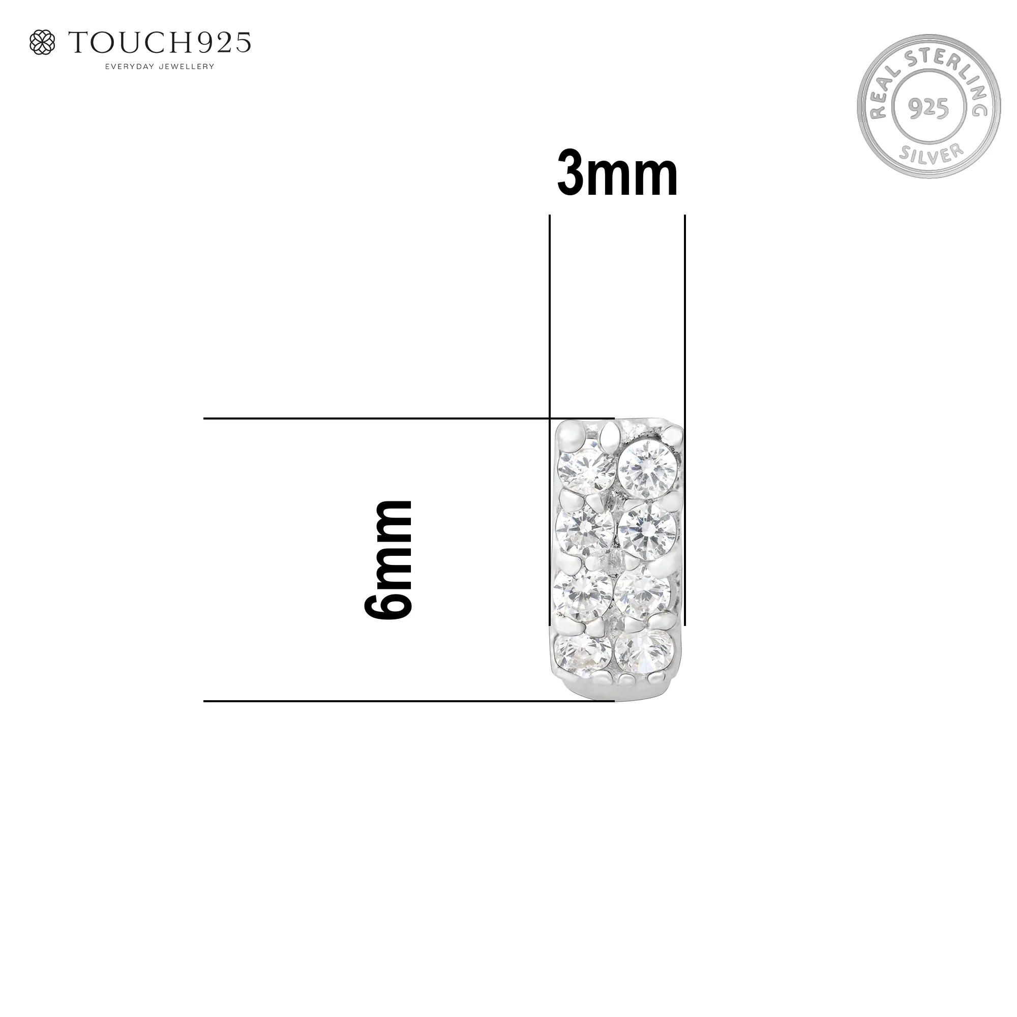 Radiant Silver Nose Pin - Image 6