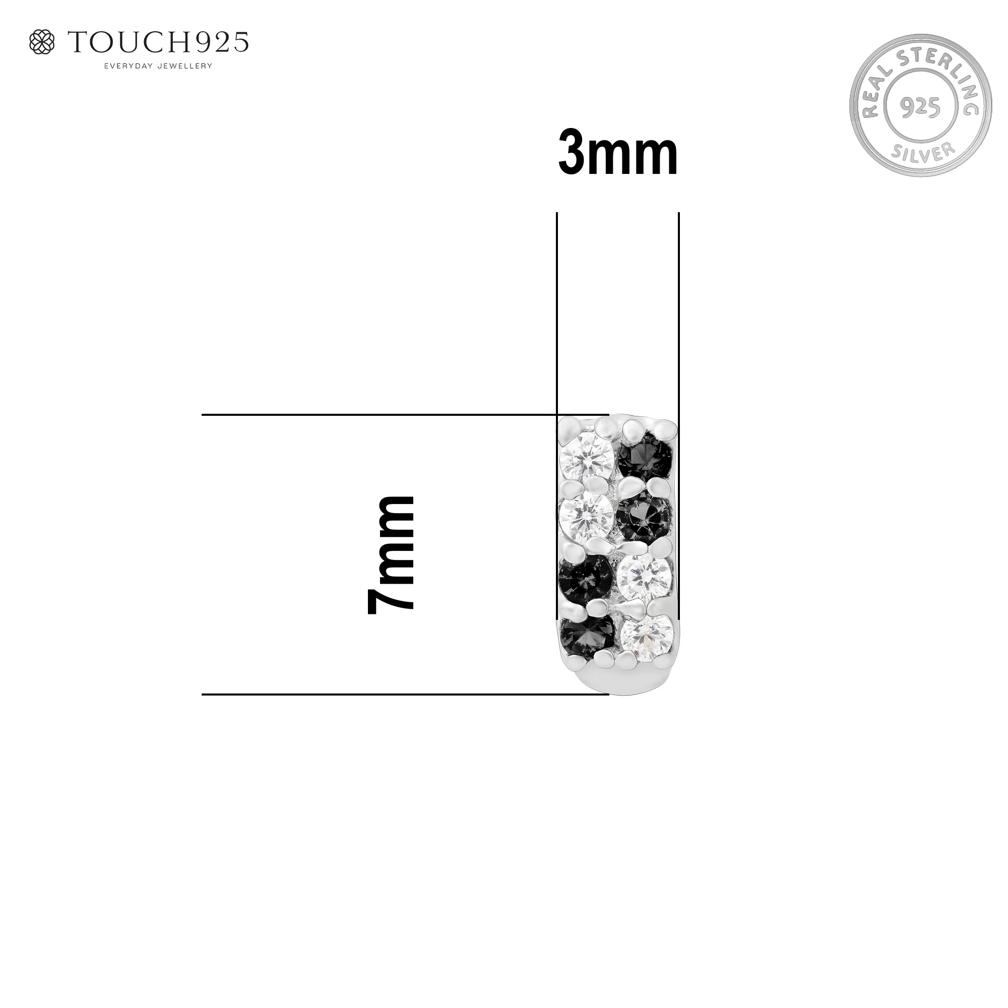 Radiant Bar Silver Nose Pin - Image 6