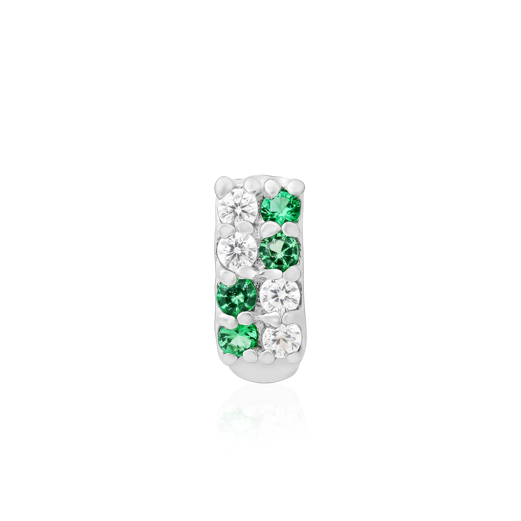 Radiant Bar Silver Nose Pin - Image 9