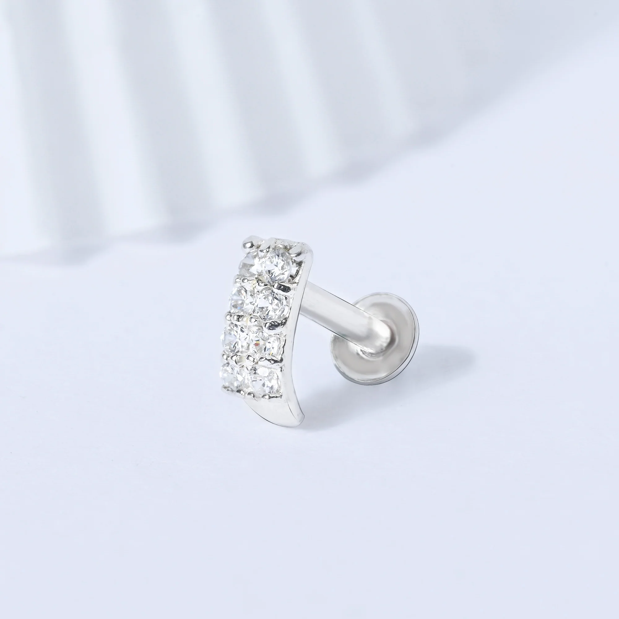 Radiant Silver Nose Pin - Image 10