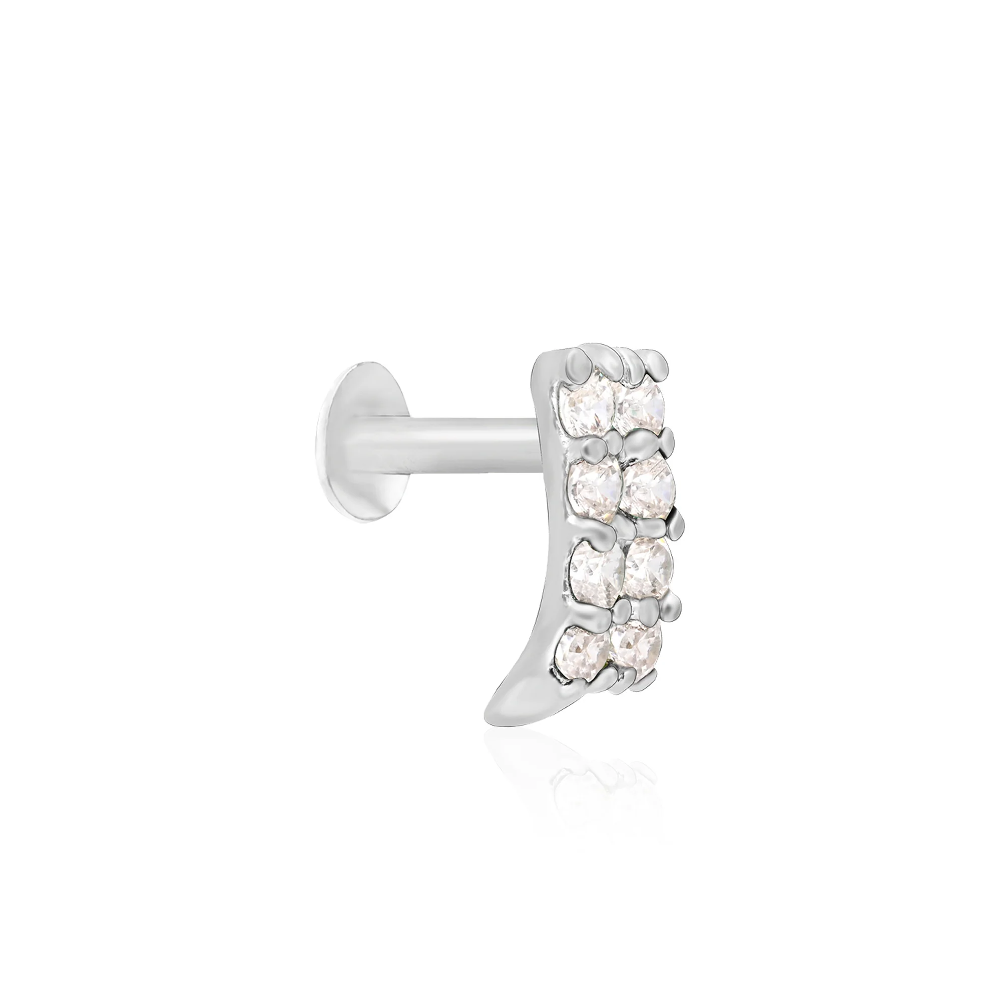 Radiant Silver Nose Pin - Image 7