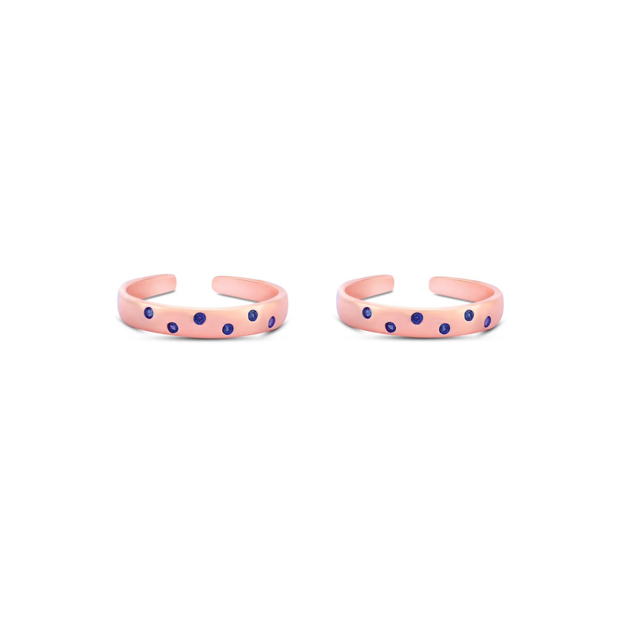 Rosé Droplets Toe Ring - Image 7