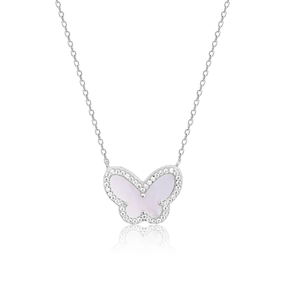 Rose Gold Butterfly Stone Set - Image 8