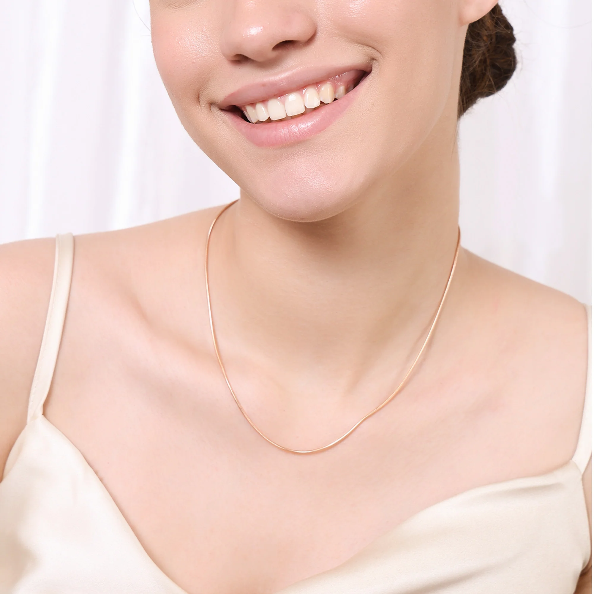 Rose Gold Fox Tail Chain - Image 3