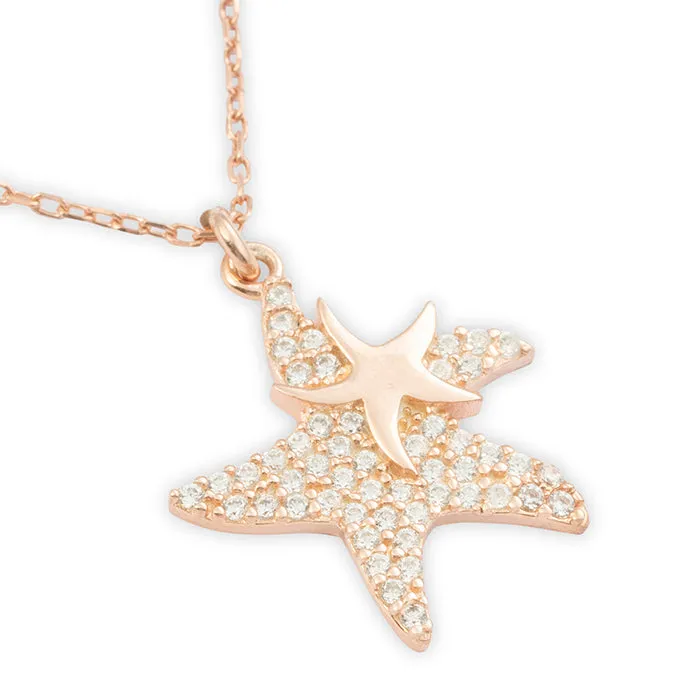 Rose Gold Star Serenity Chain Locket - Image 4