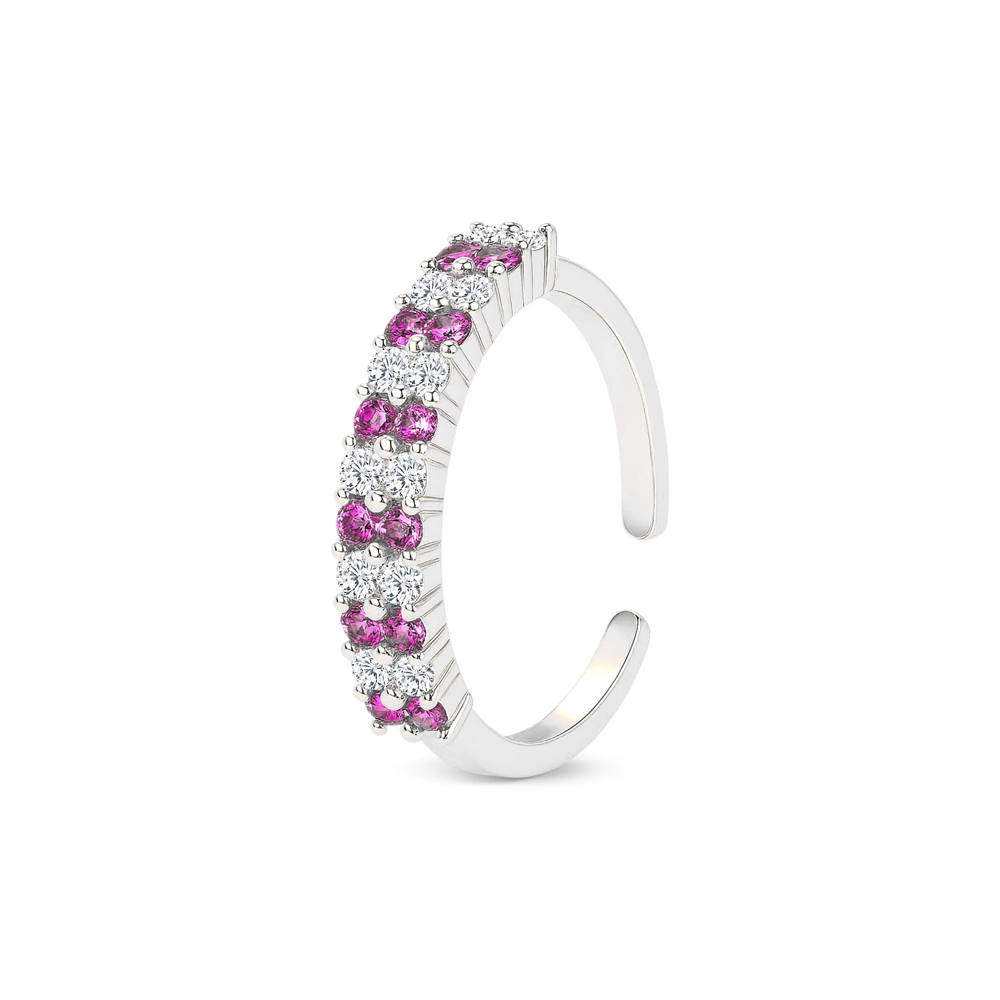 Rosé Luxe Silver Toe Ring - Image 10