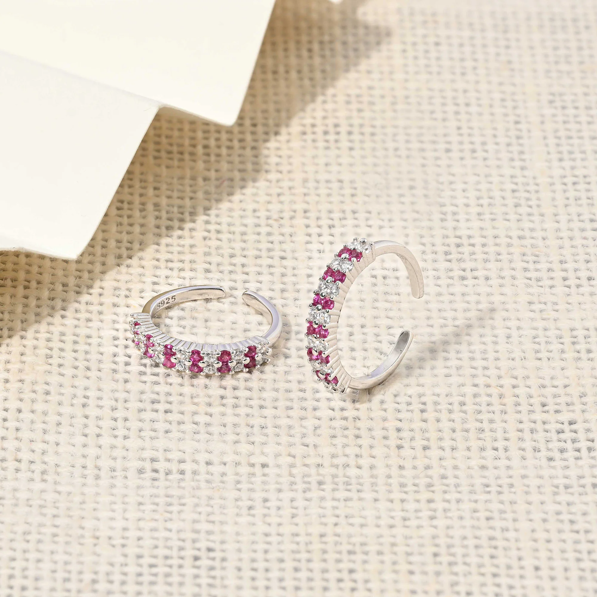 Rosé Luxe Silver Toe Ring - Image 8