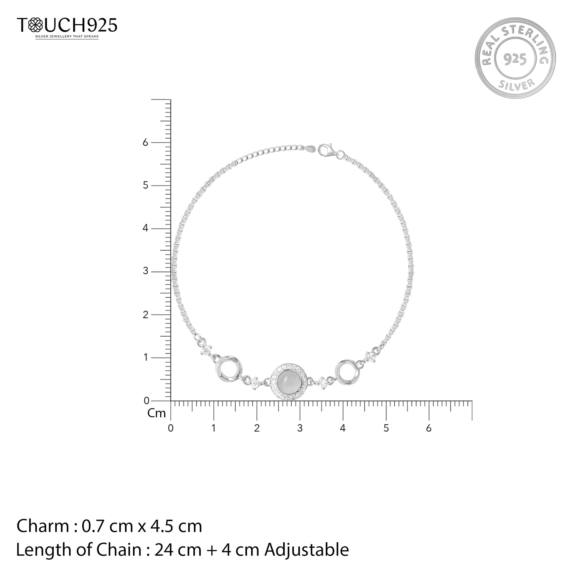 Round Dual Circular Anklet - Image 13