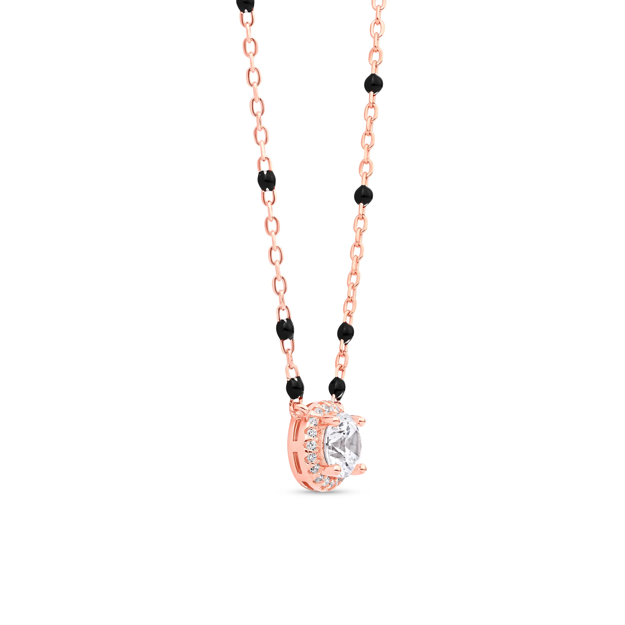 Round Halo Mangalsutra - Image 10