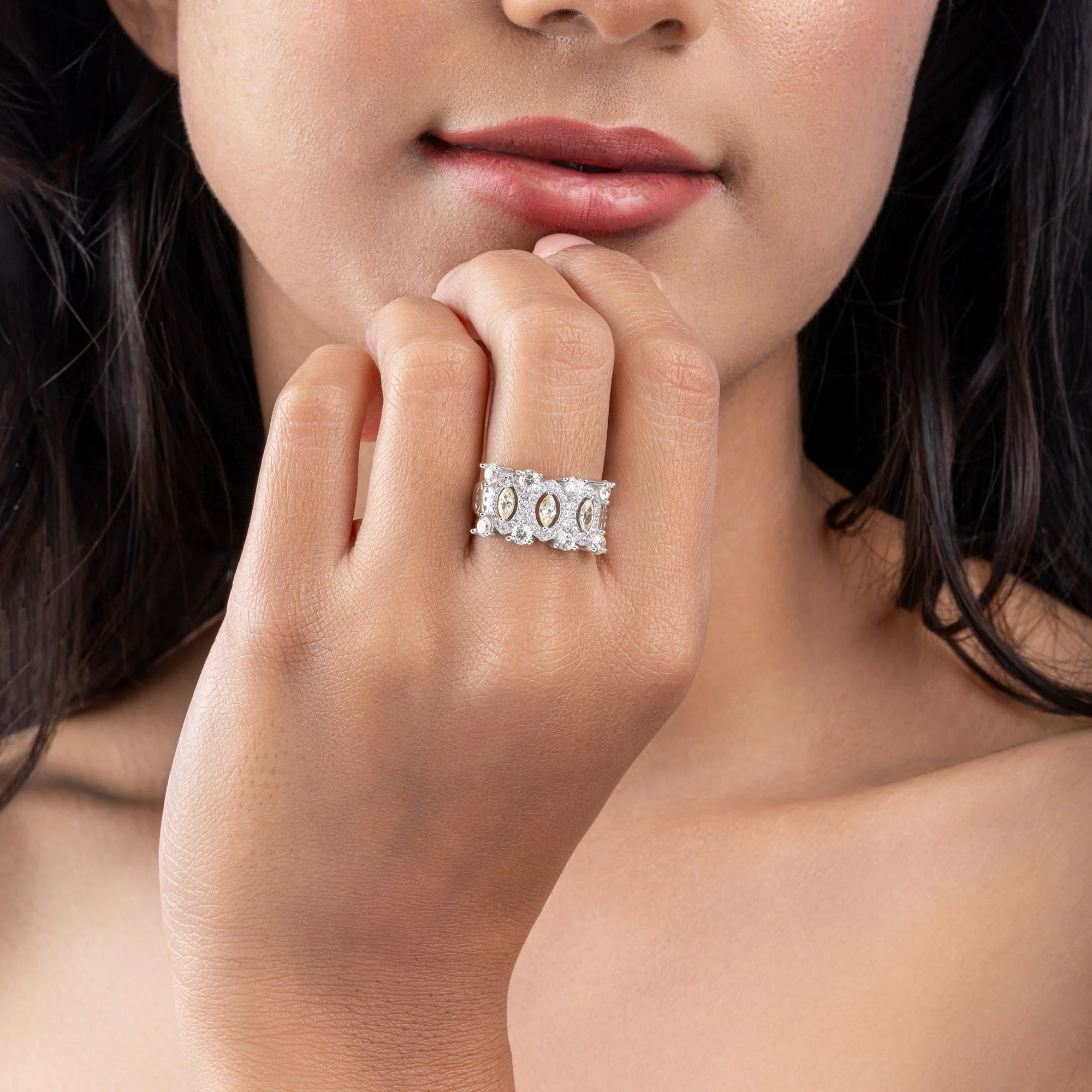 Royal Yellow Stone Ring - Image 4