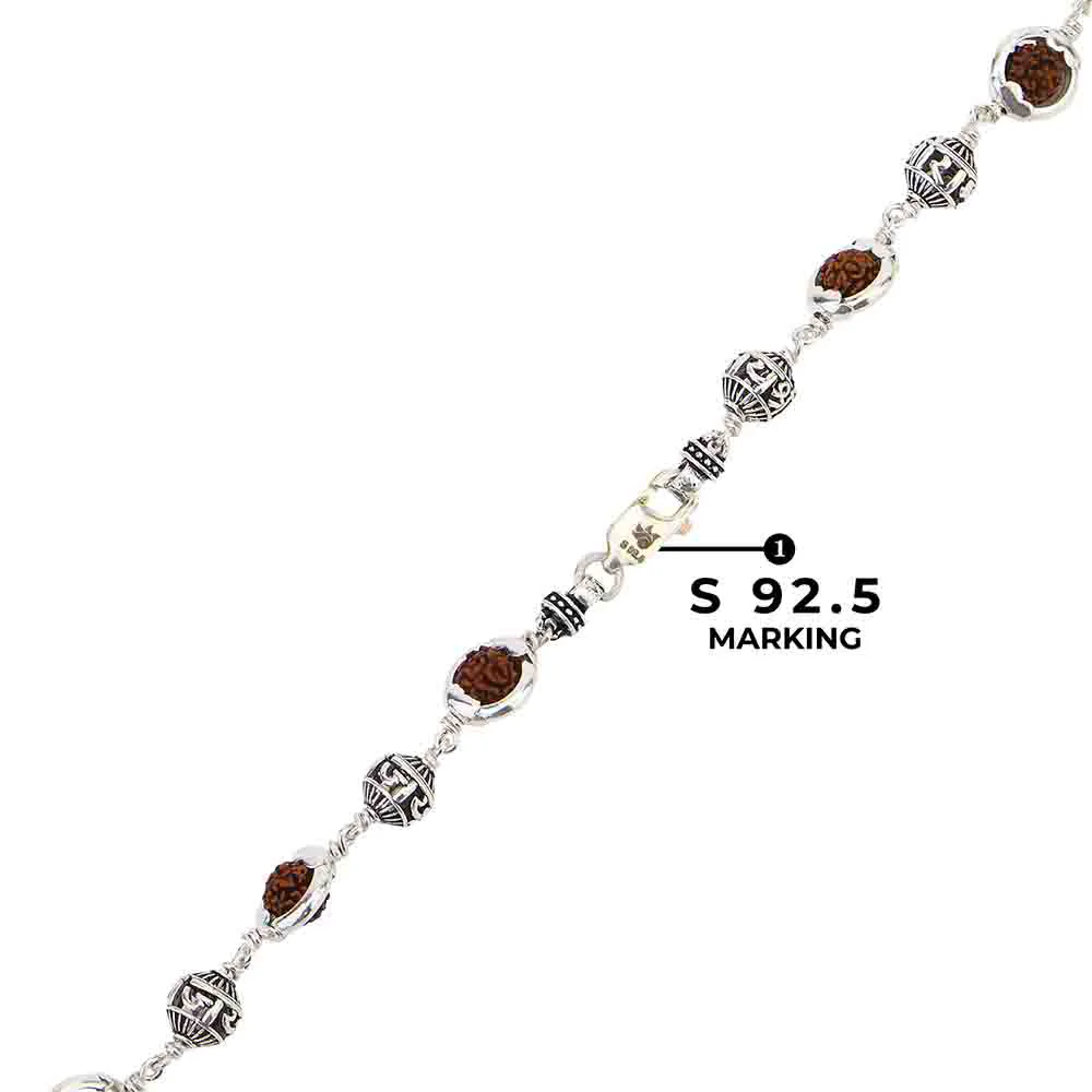 Sacred Rudraksha Silver Chain - Image 7