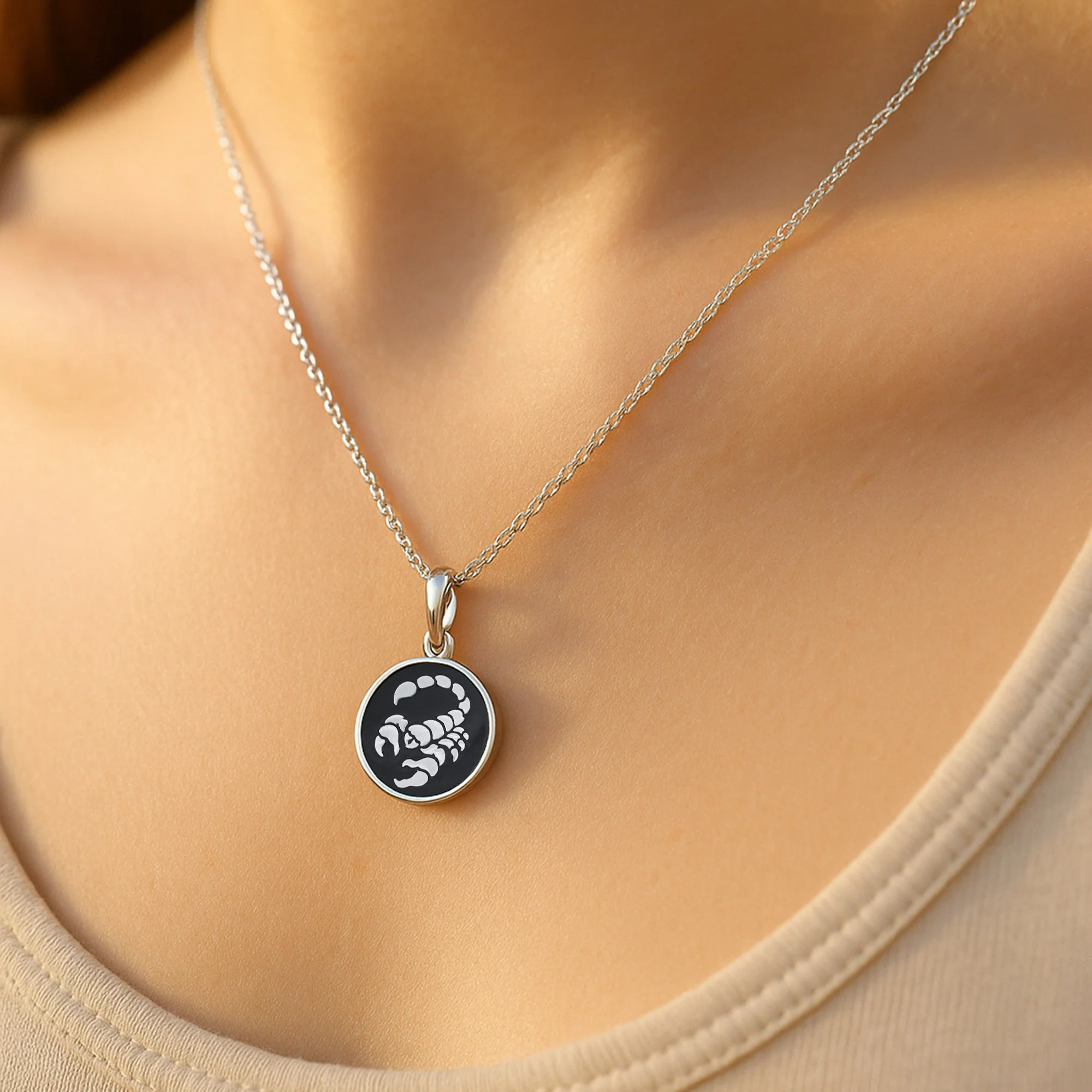 Scorpio Zodiac Pendant - Image 3