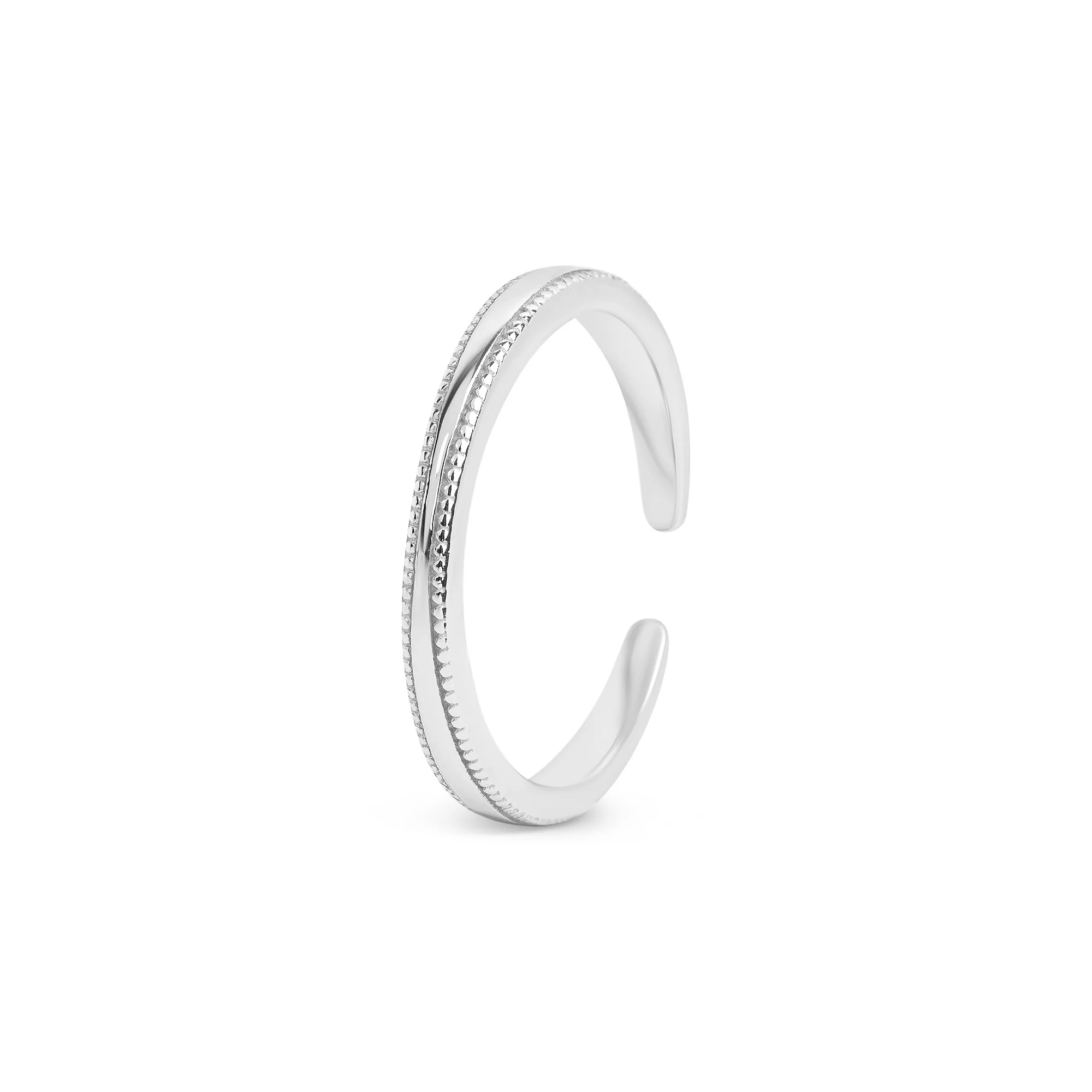 Serene Silver Toe Ring - Image 10