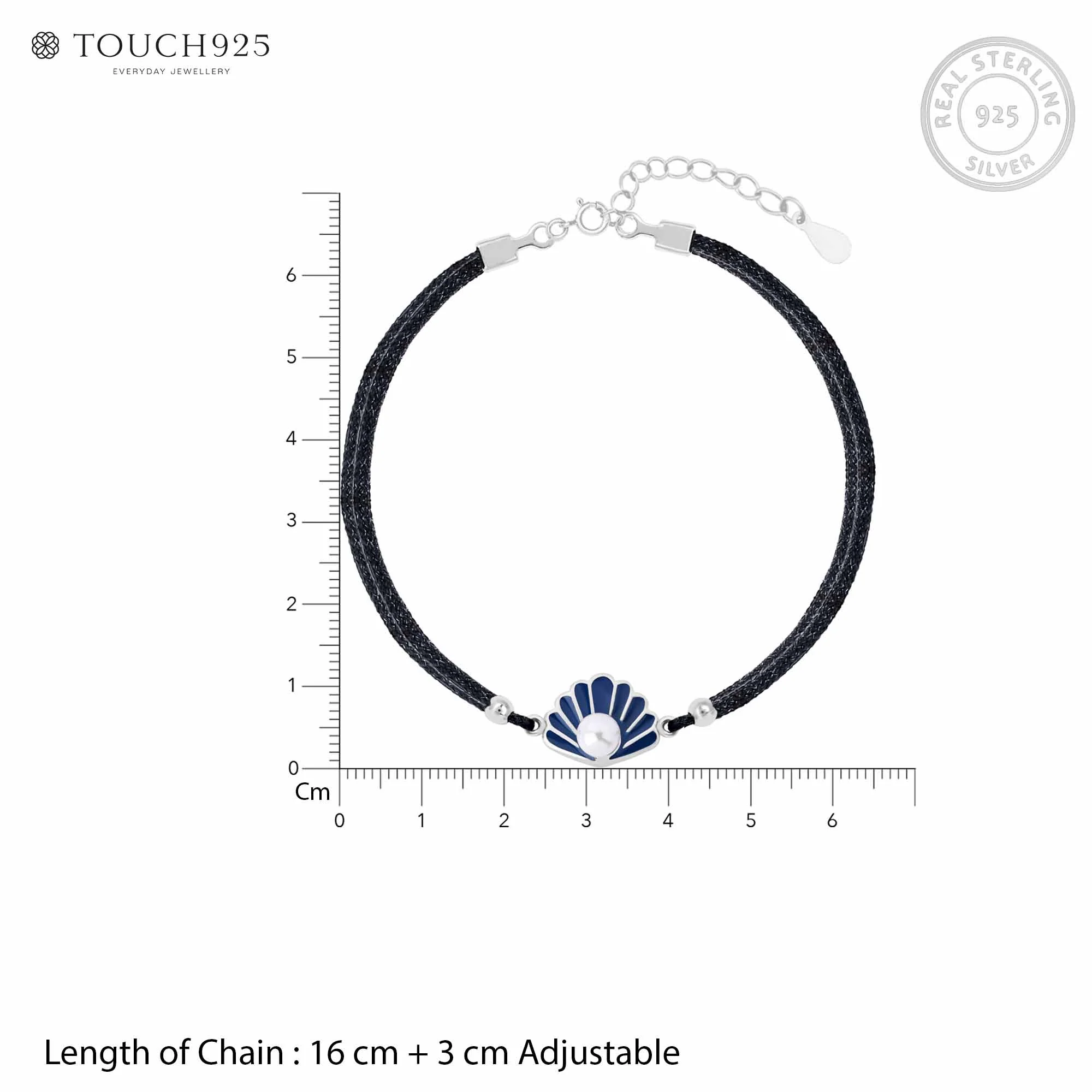 Shell Charm Silver Bracelet - Image 10