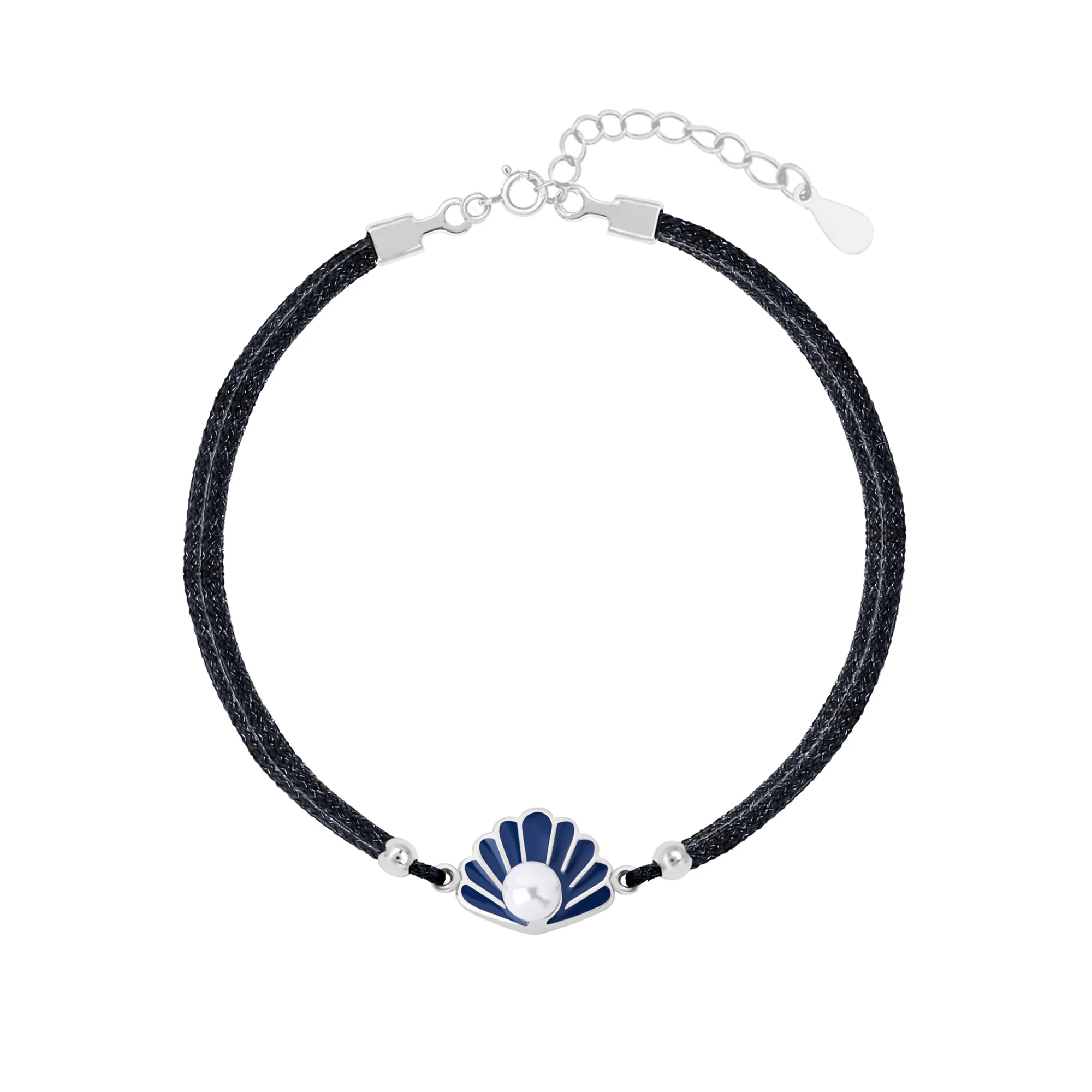 Shell Charm Silver Bracelet - Image 6