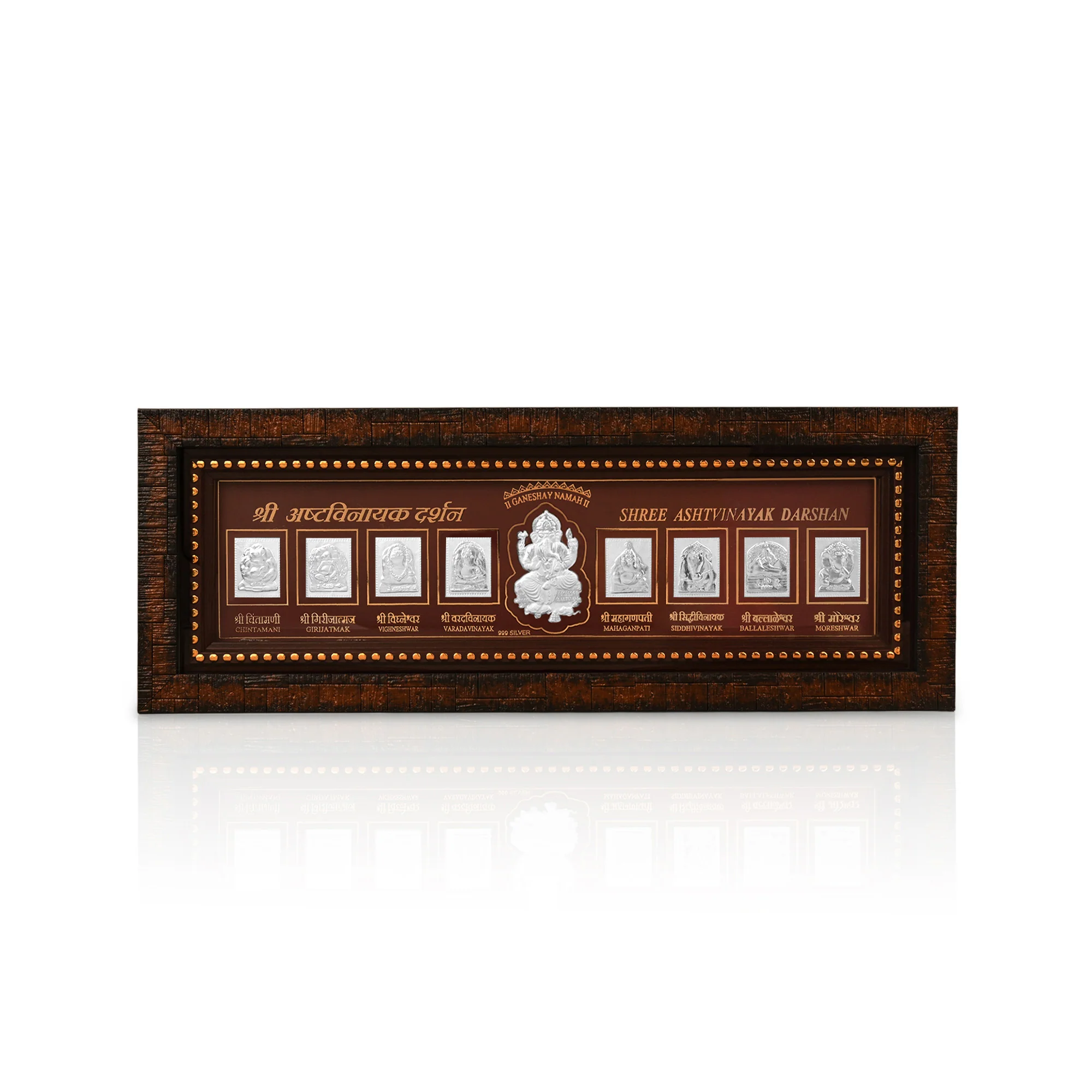 Shree Ashtavinayak 999 Silver Frame - Image 4