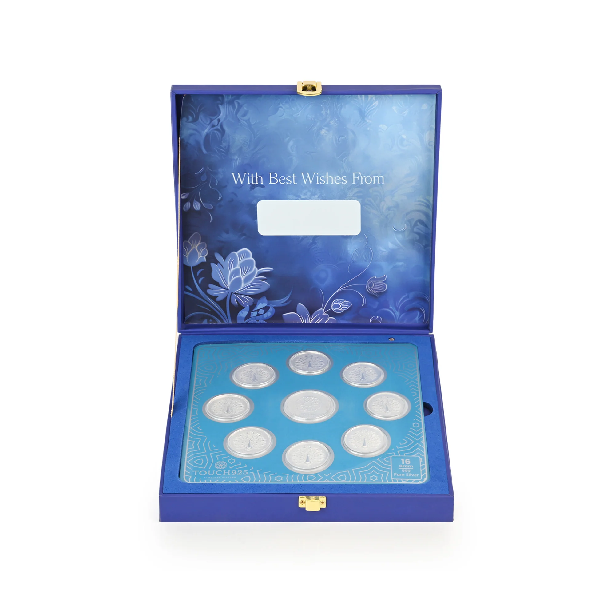 Shubh Vivah 999 Silver Coin Box (9 Coins) - Image 2