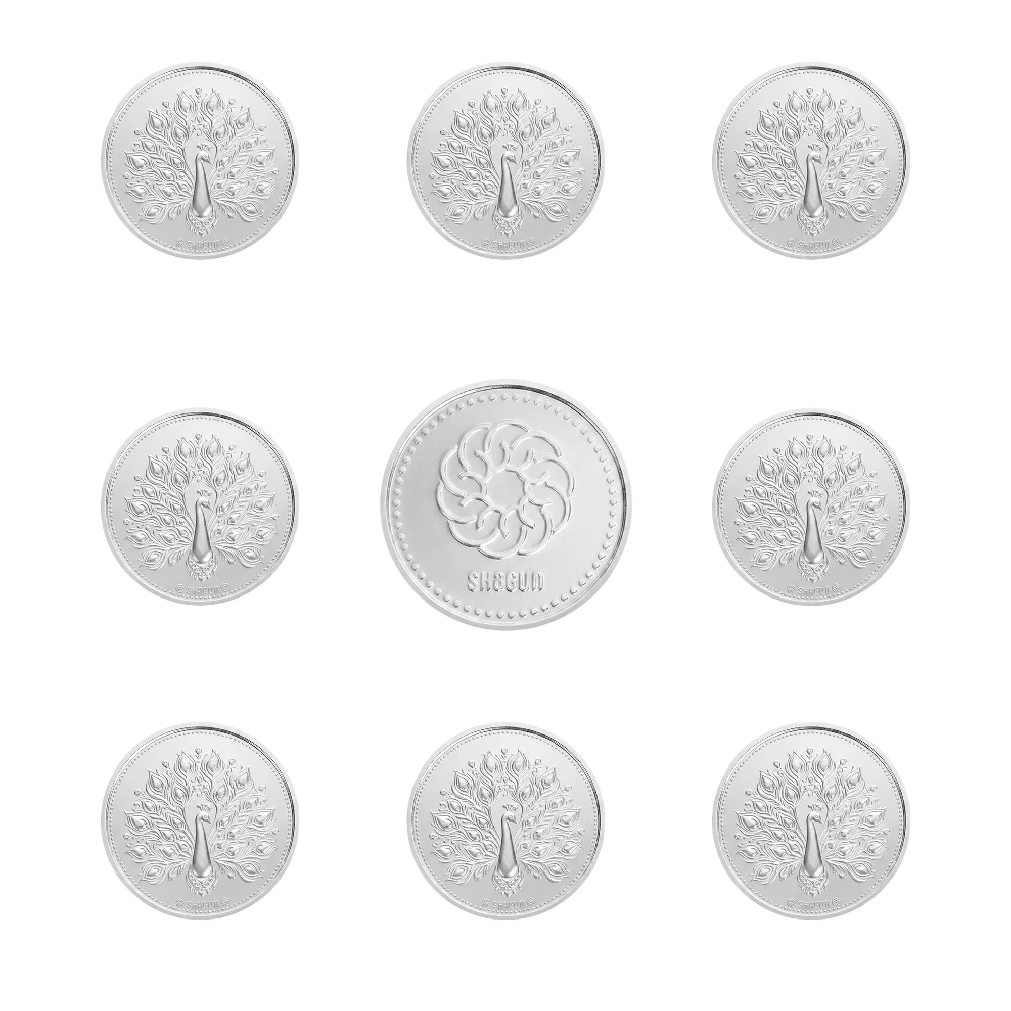 Shubh Vivah 999 Silver Coin Box (9 Coins) - Image 3