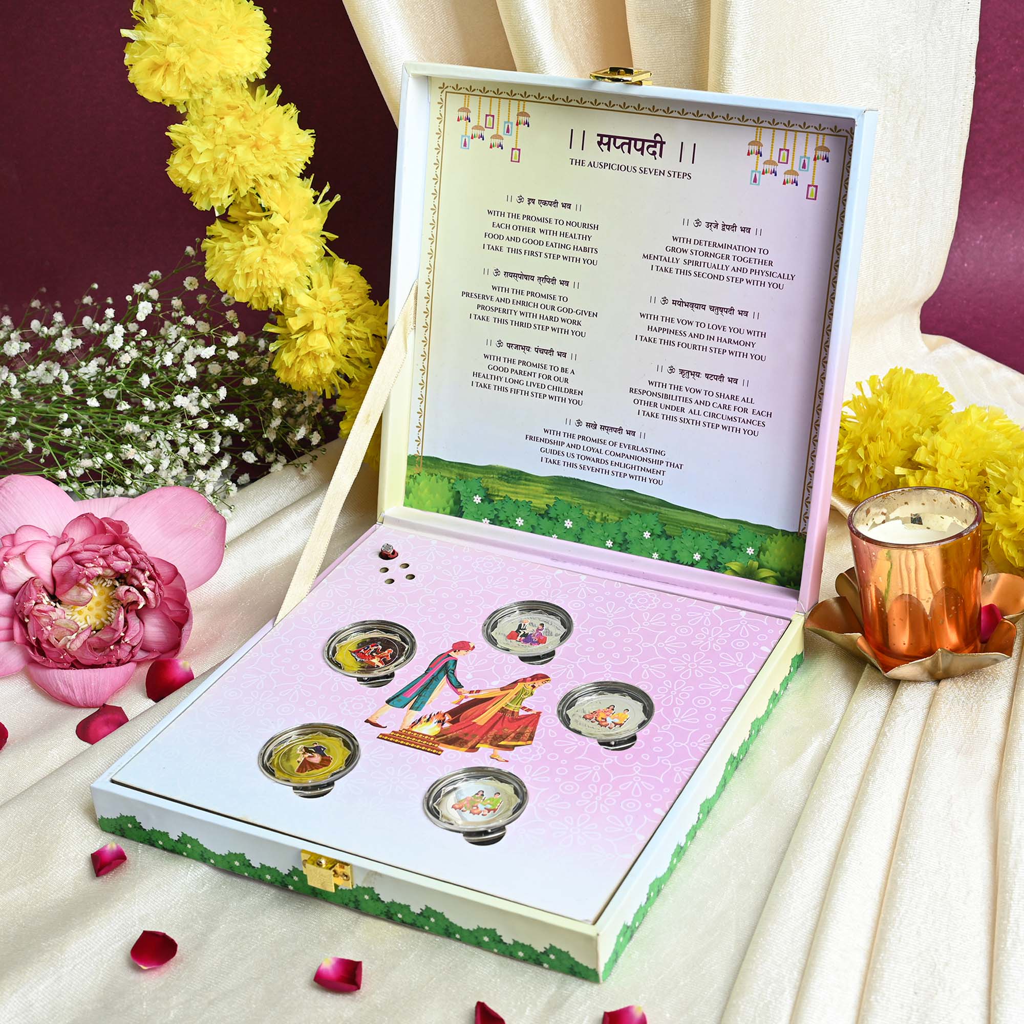 Shubh Vivah 999 Silver Coin Collection (5 Coins) - Image 4