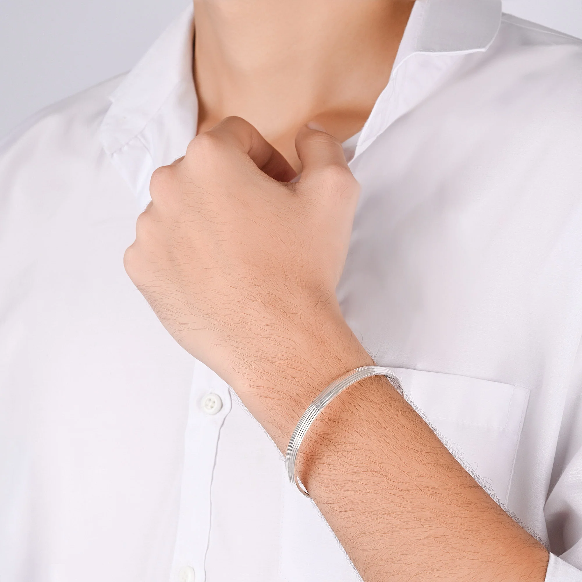 Signature Sterling Silver Kada - Image 2