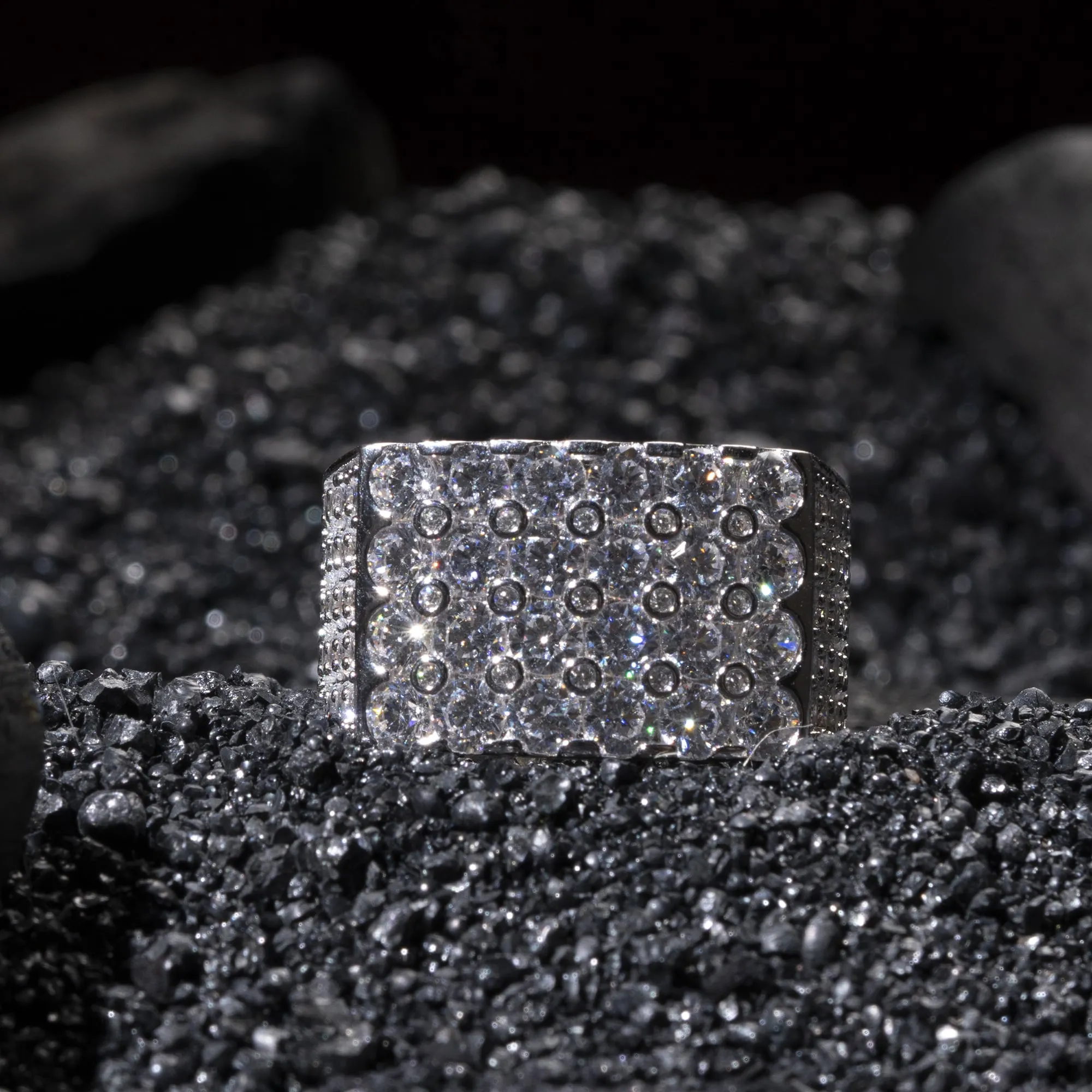 Silver CZ Stunner Ring - Image 2