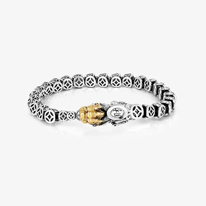 Silver Dragon Strike Bracelet - Image 2