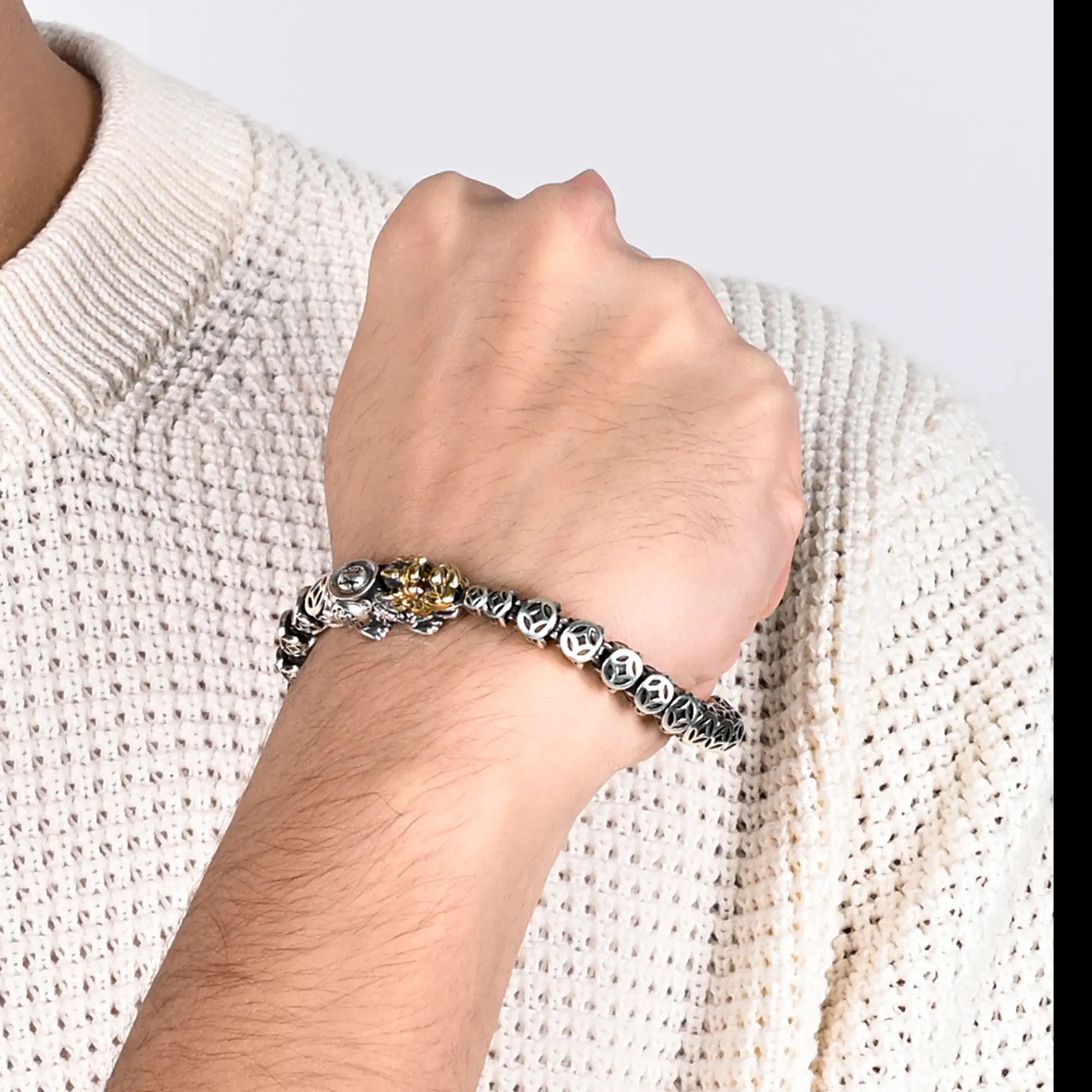 Silver Dragon Strike Bracelet - Image 3
