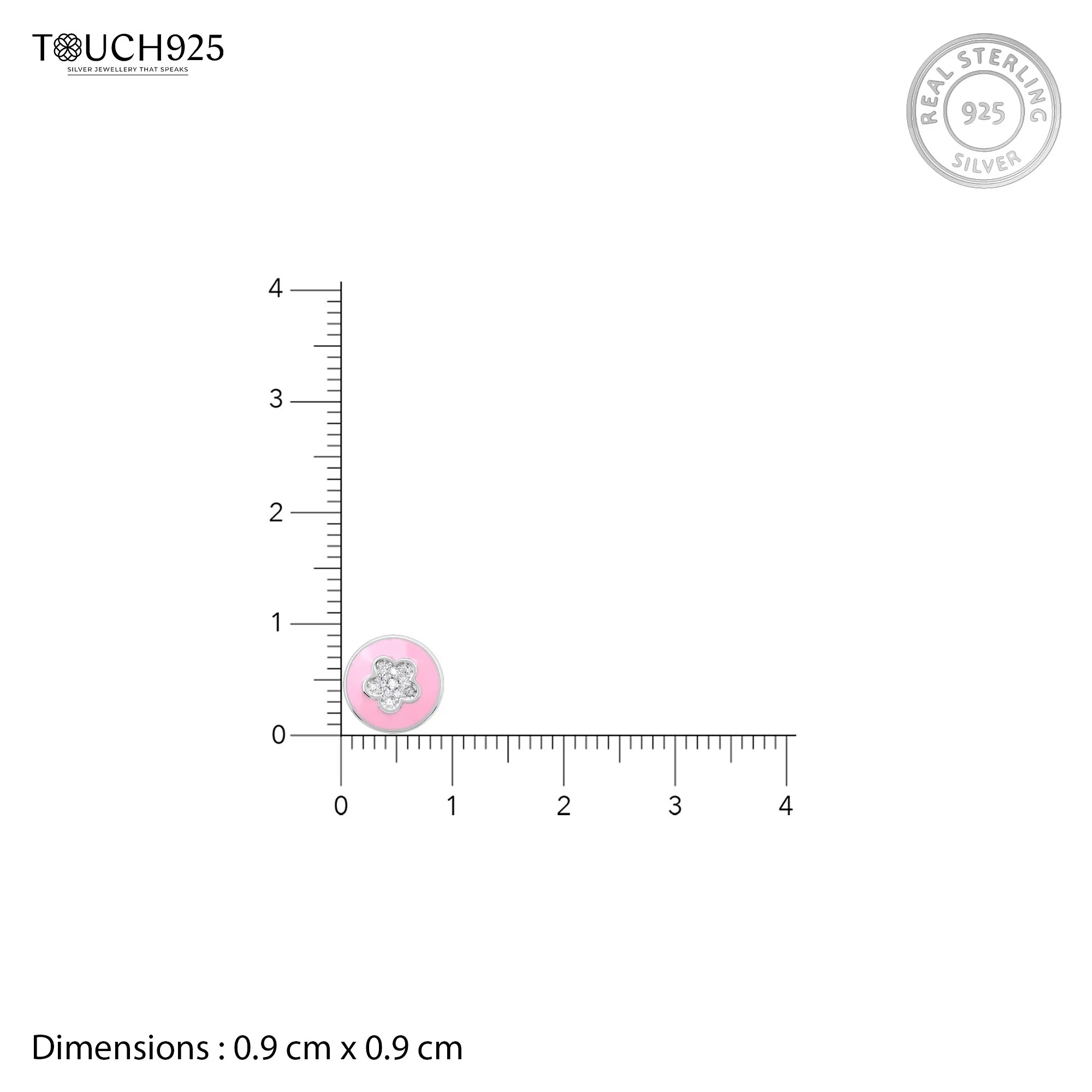 Pink Floral Studs - Image 15