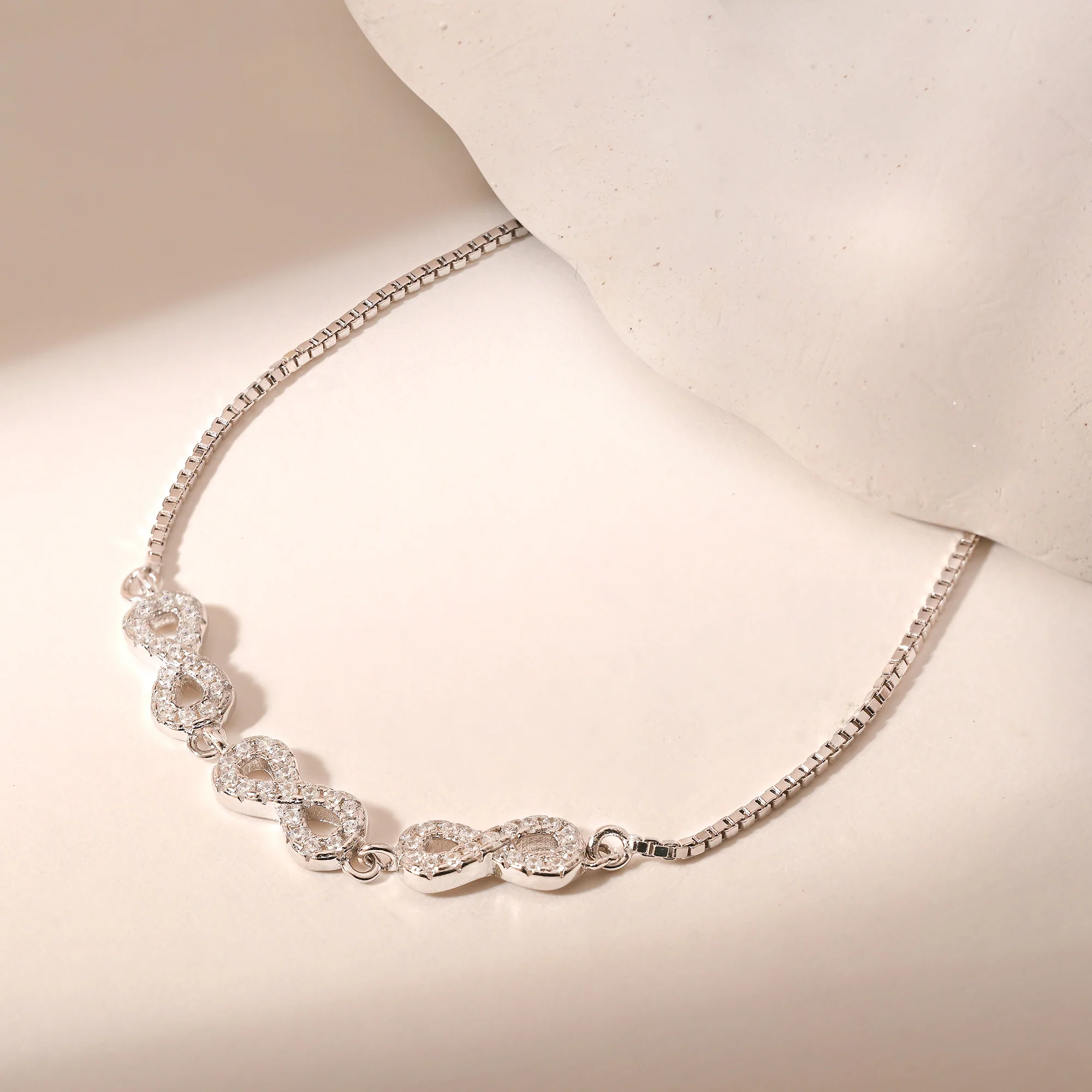Infinity Silver Bracelet