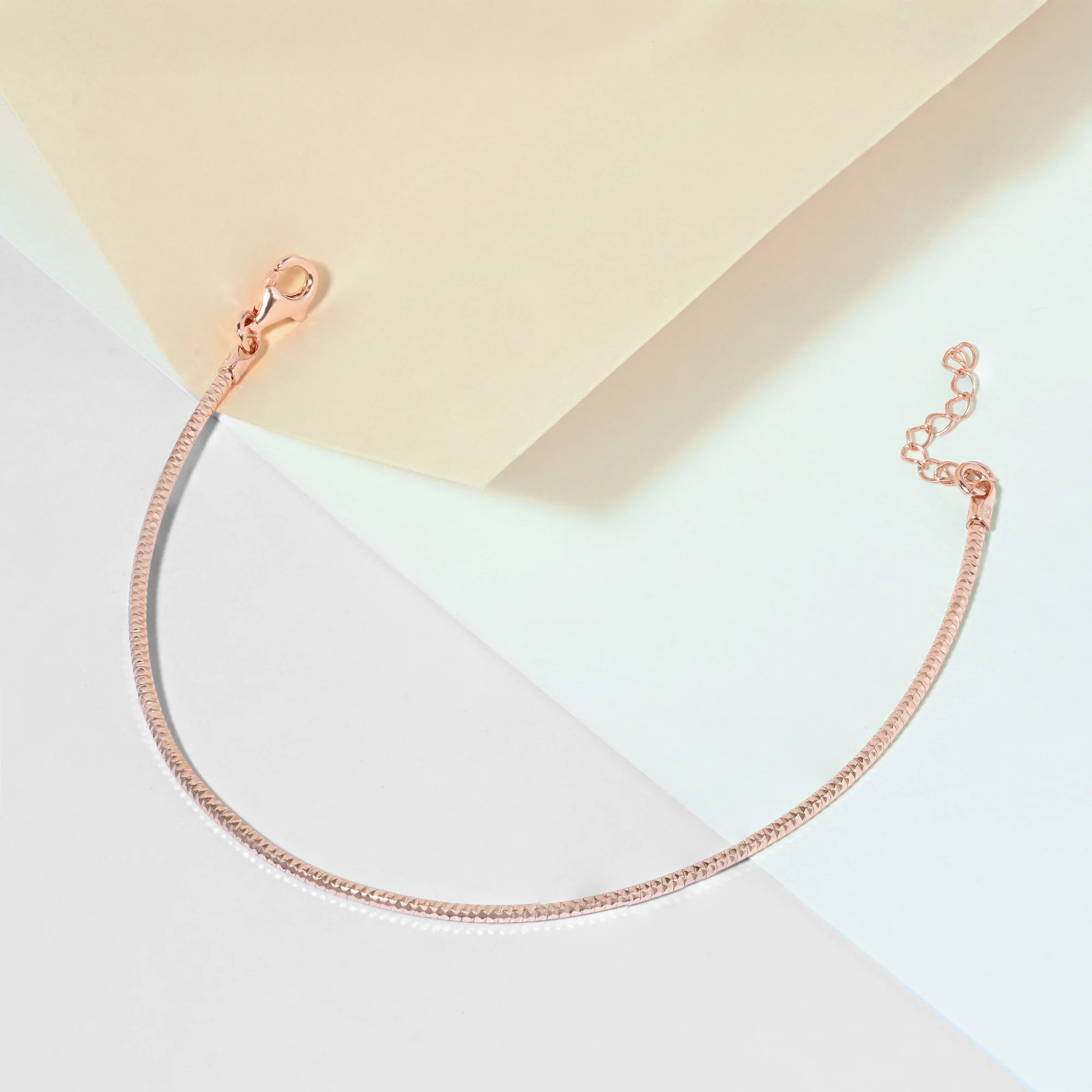 Sleek Serpent Silver Bracelet