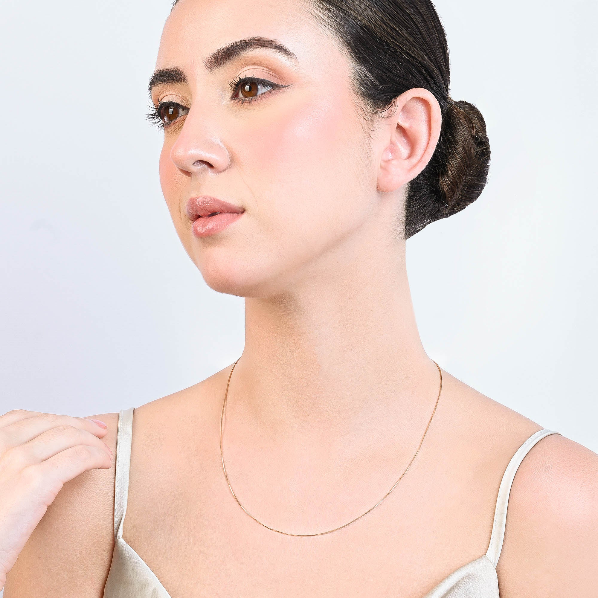 Sleek Snake Silver Chain - Image 3